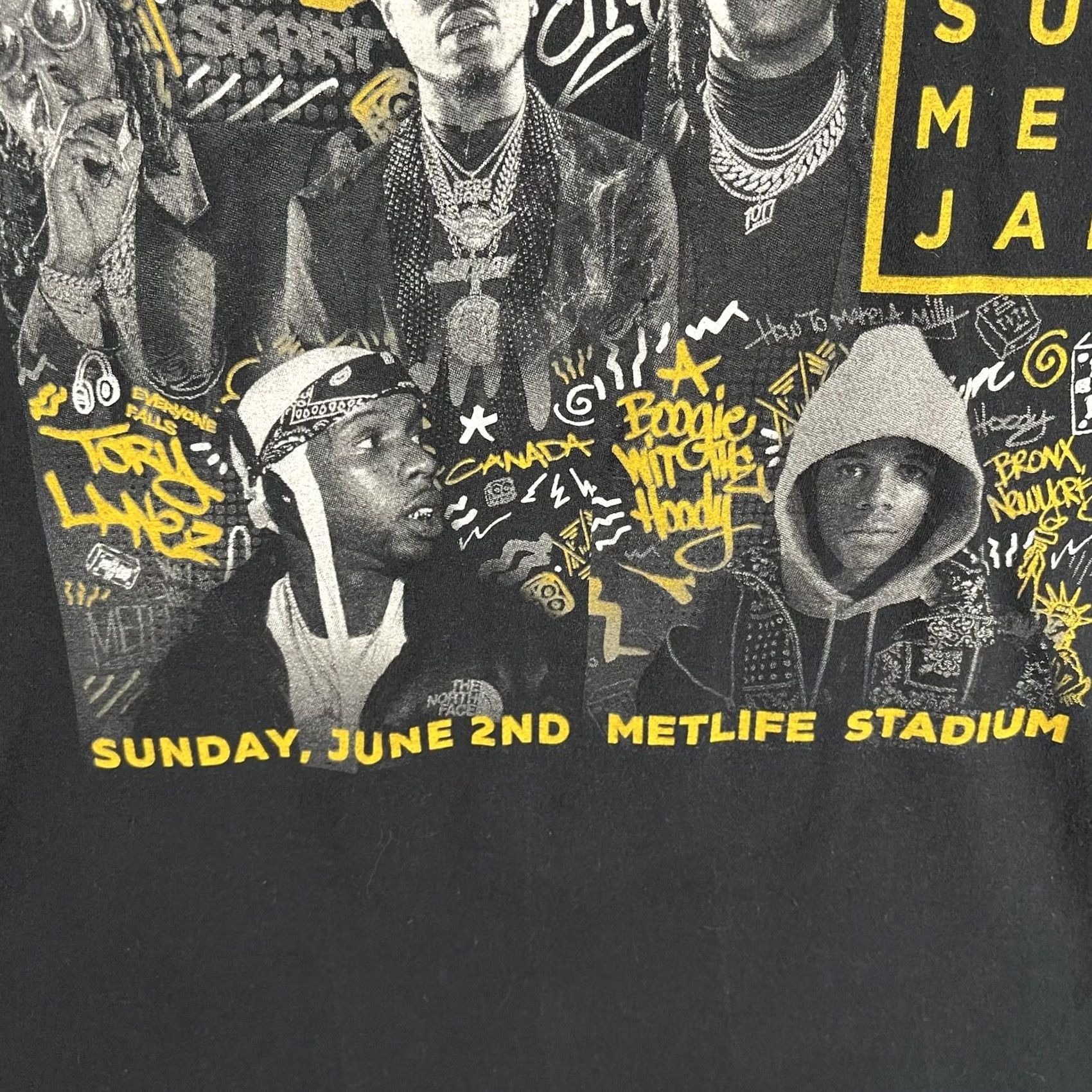 Fruit Of The Loom Hot 97 Summer Jam Shirt Mens XL Black 2019 MetLife Stadium Hip Hop Tee Shirt Size US XL / EU 56 / 4 - 4 Thumbnail