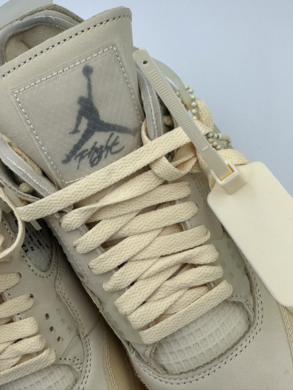 Jordan Brand × Off-White Jordan 4 Sail Size US 9 / IT 39 - 11 Thumbnail