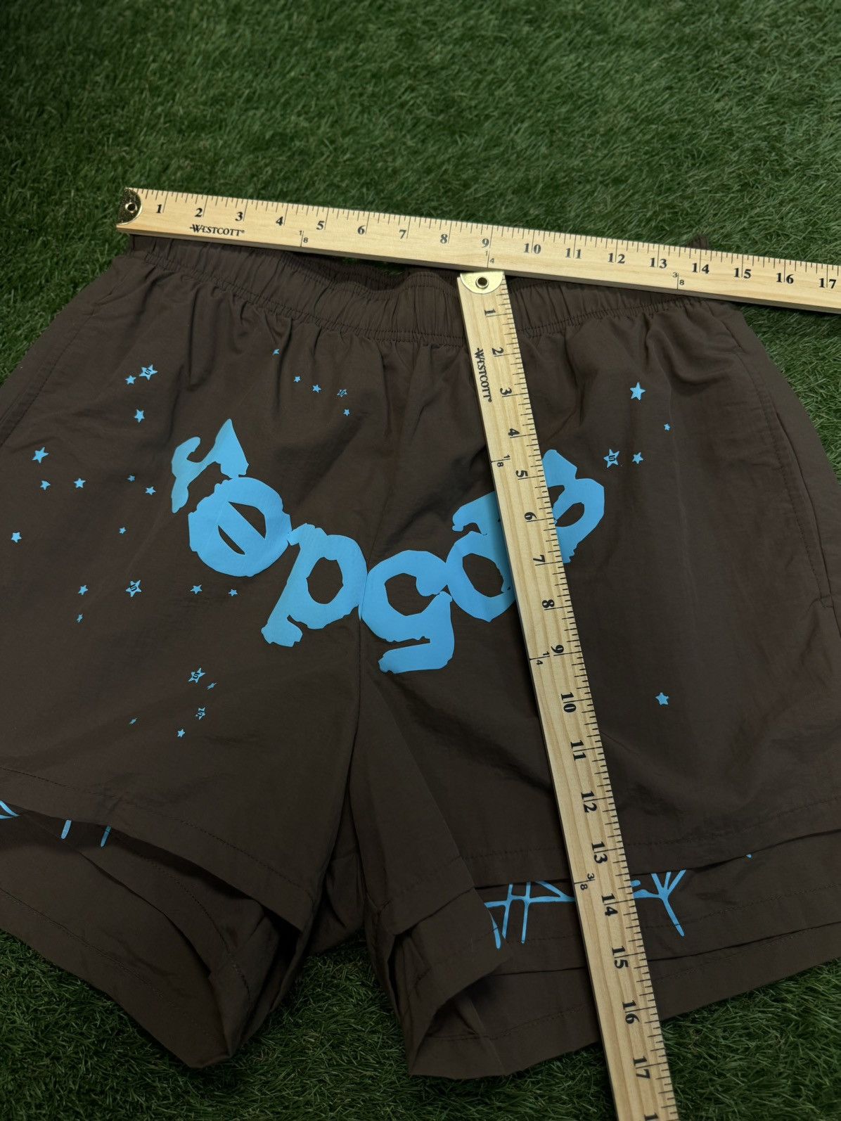 Sp5der Sp5der Double Layer Shorts Brown/Blue Size M (NEW) Size US 30 / EU 46 - 10 Thumbnail