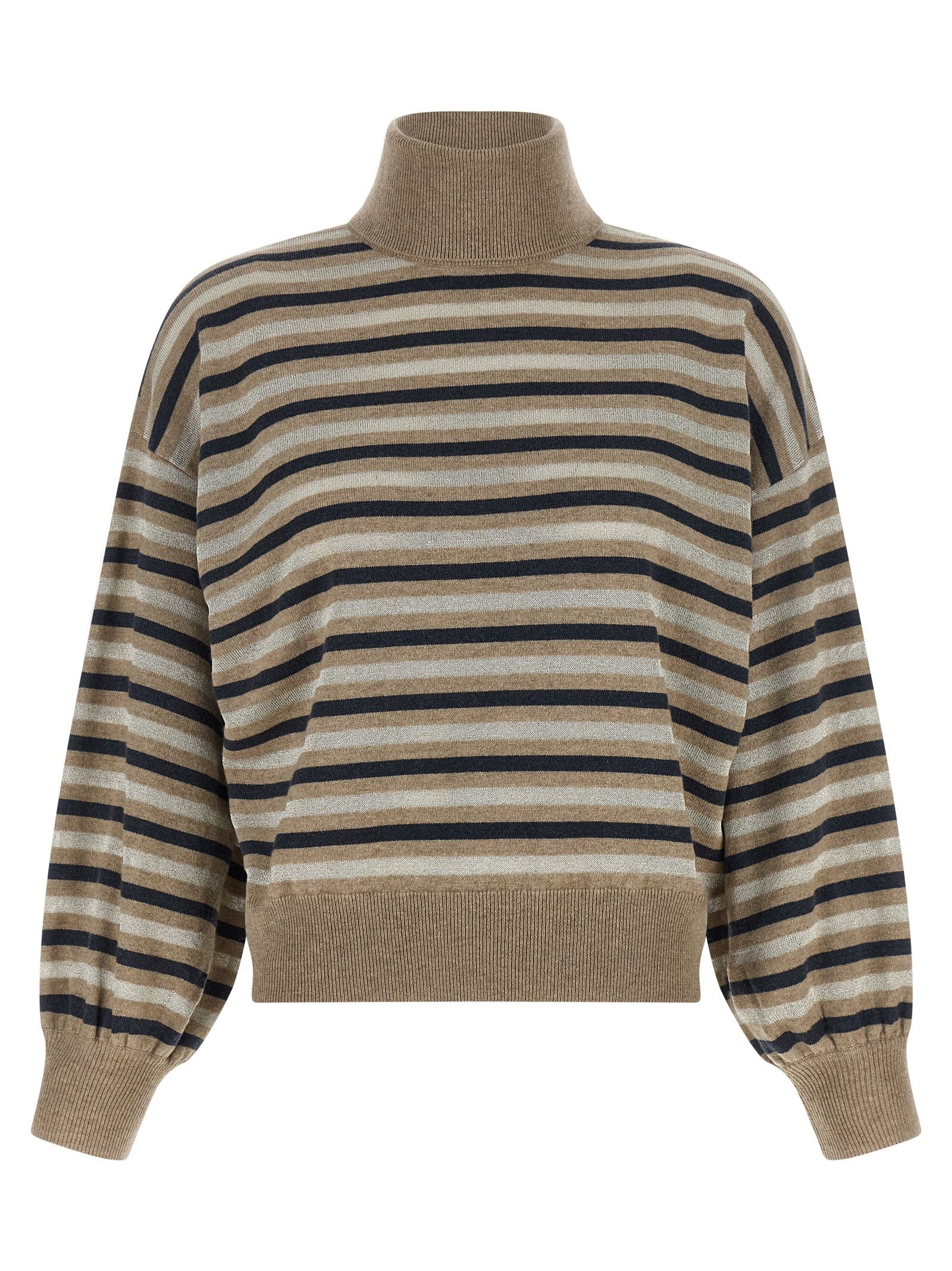 Brunello Cucinelli 'Sparkling Stripes' Sweater Size XS / US 0-2 / IT 36-38 - 1 Thumbnail