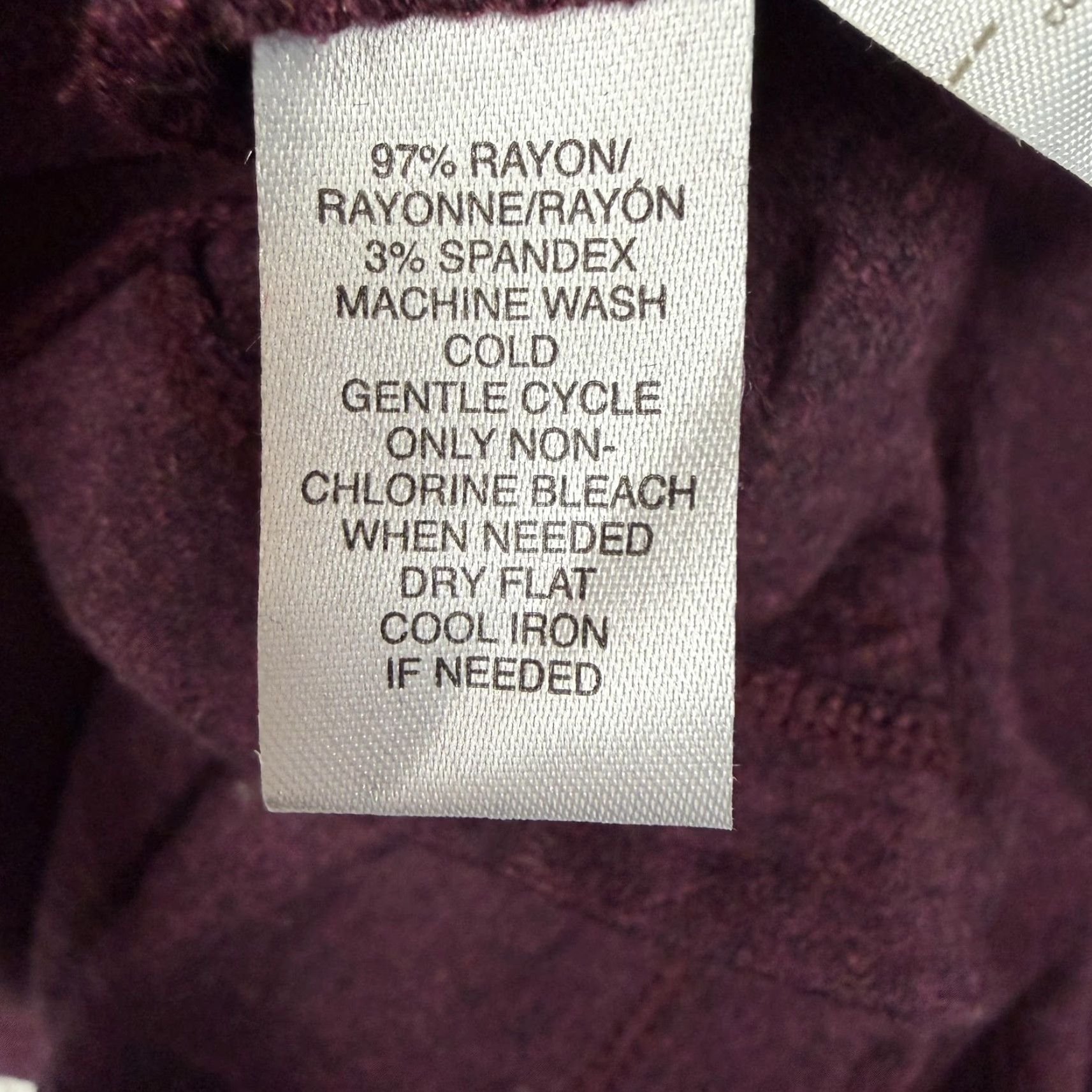 Lou & Grey Lou & Grey Dress Small Burgundy Office Casual Tunic Long Sleeve Womens Size S / US 4 / IT 40 - 6 Thumbnail