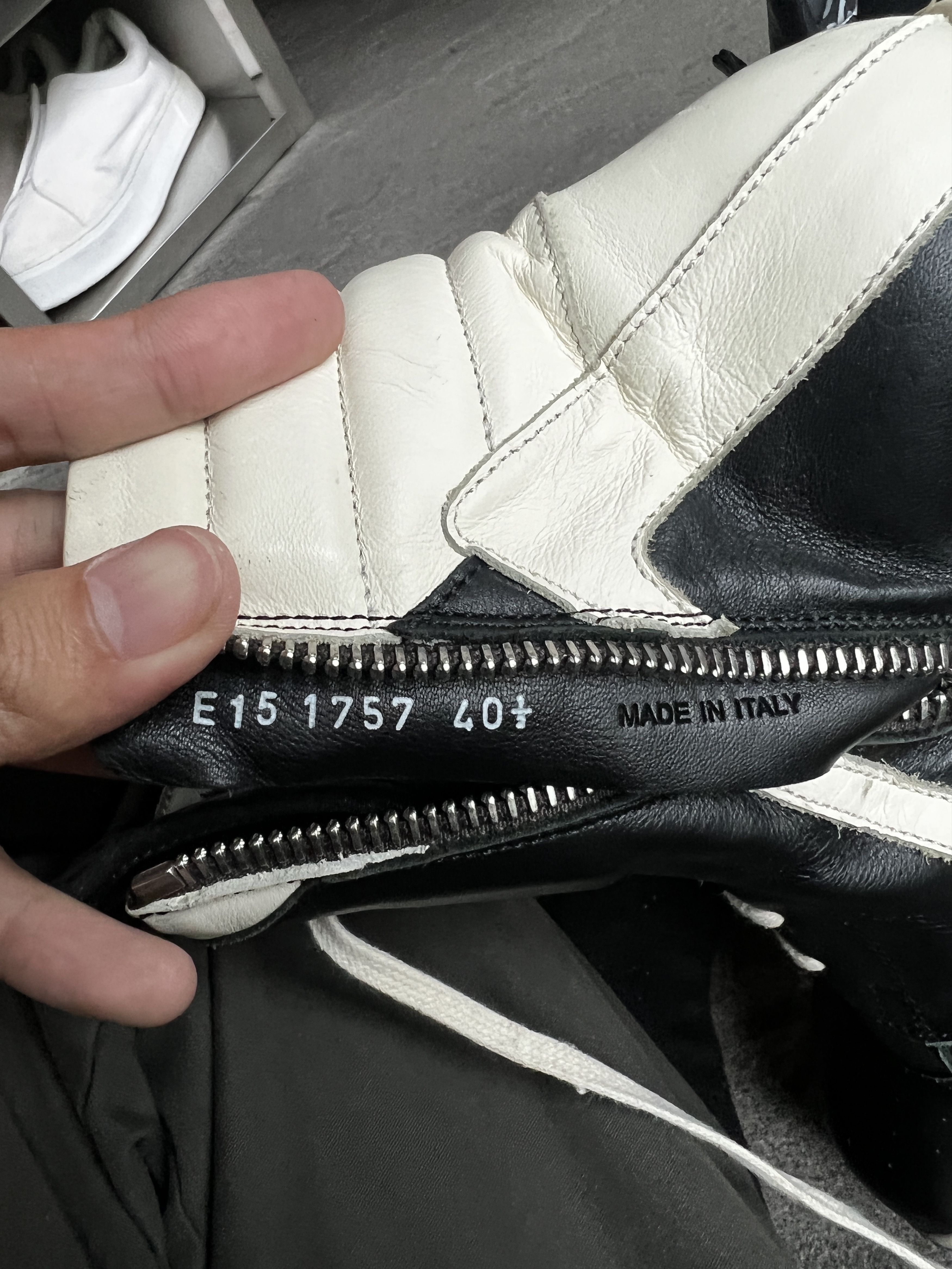 Rick Owens Rick Owens Geobasket Black Milk Leather EU40.5 Size US 7.5 / EU 40-41 - 10 Thumbnail