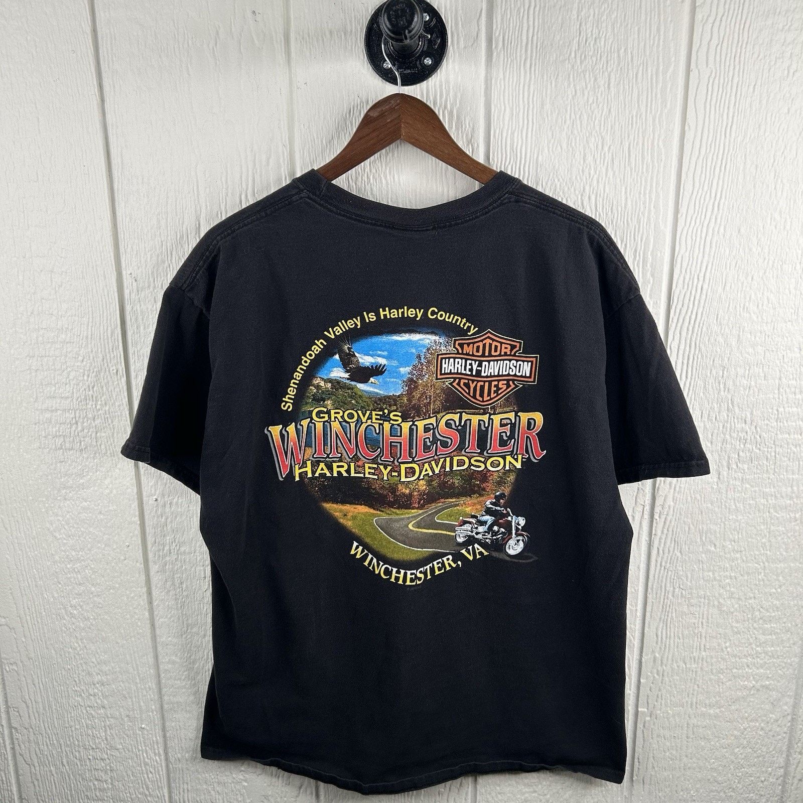 Harley Davidson Y2K Winchester Virginia Harley Davidson Graphic Tee X-Large Size US XL / EU 56 / 4 - 2 Thumbnail