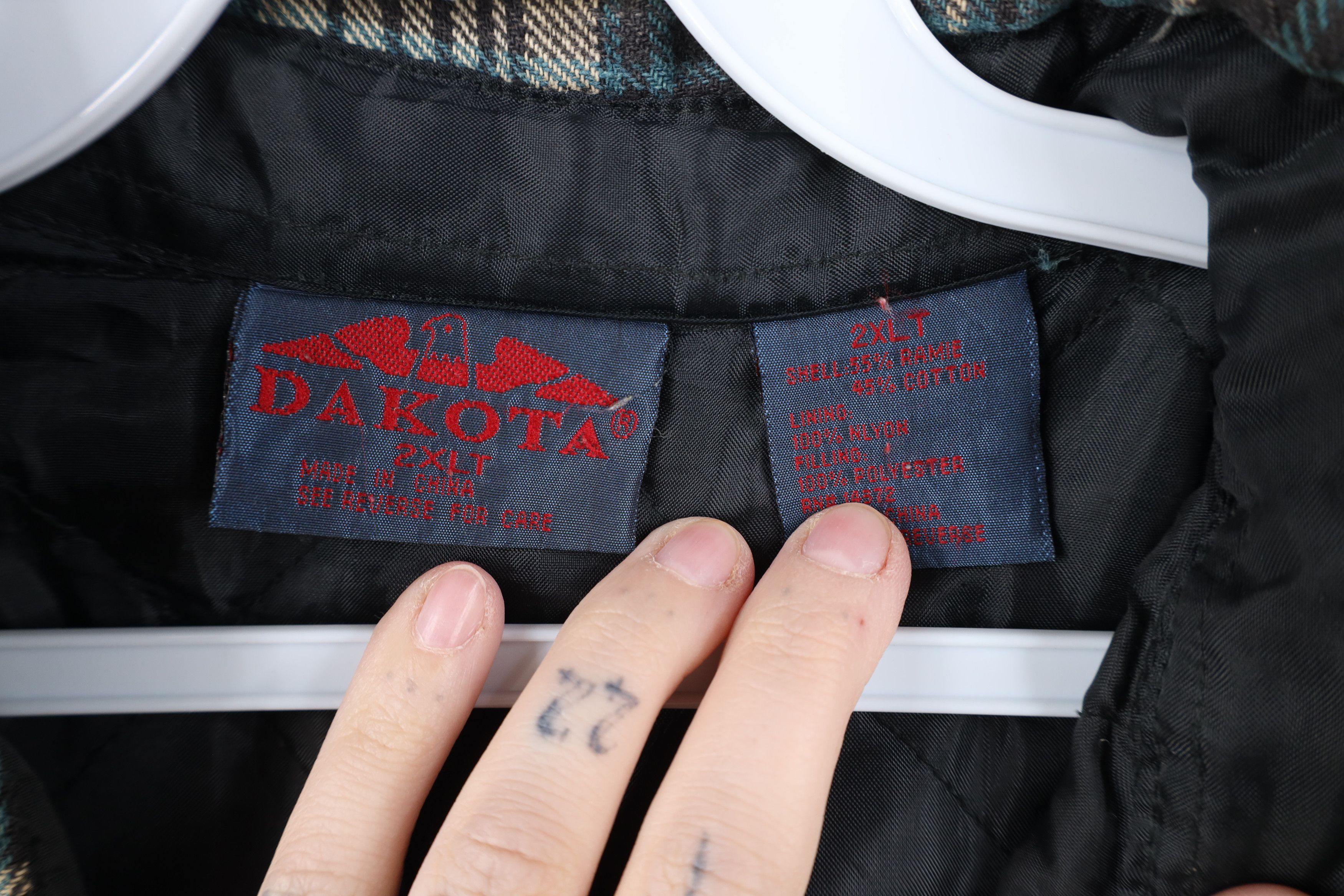 Vintage Vintage 90s Streetwear Quilted Flannel Button Shirt Jacket Size US XXL / EU 58 / 5 - 7 Thumbnail