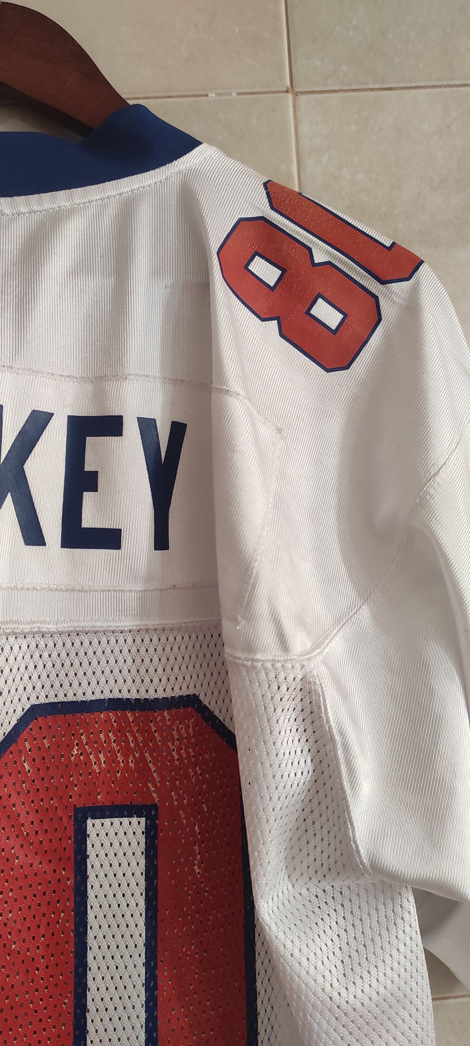 NFL × Reebok × Vintage NFL Jersey Reebok On Field New York Giants Shockey #80 Size US L / EU 52-54 / 3 - 9 Thumbnail