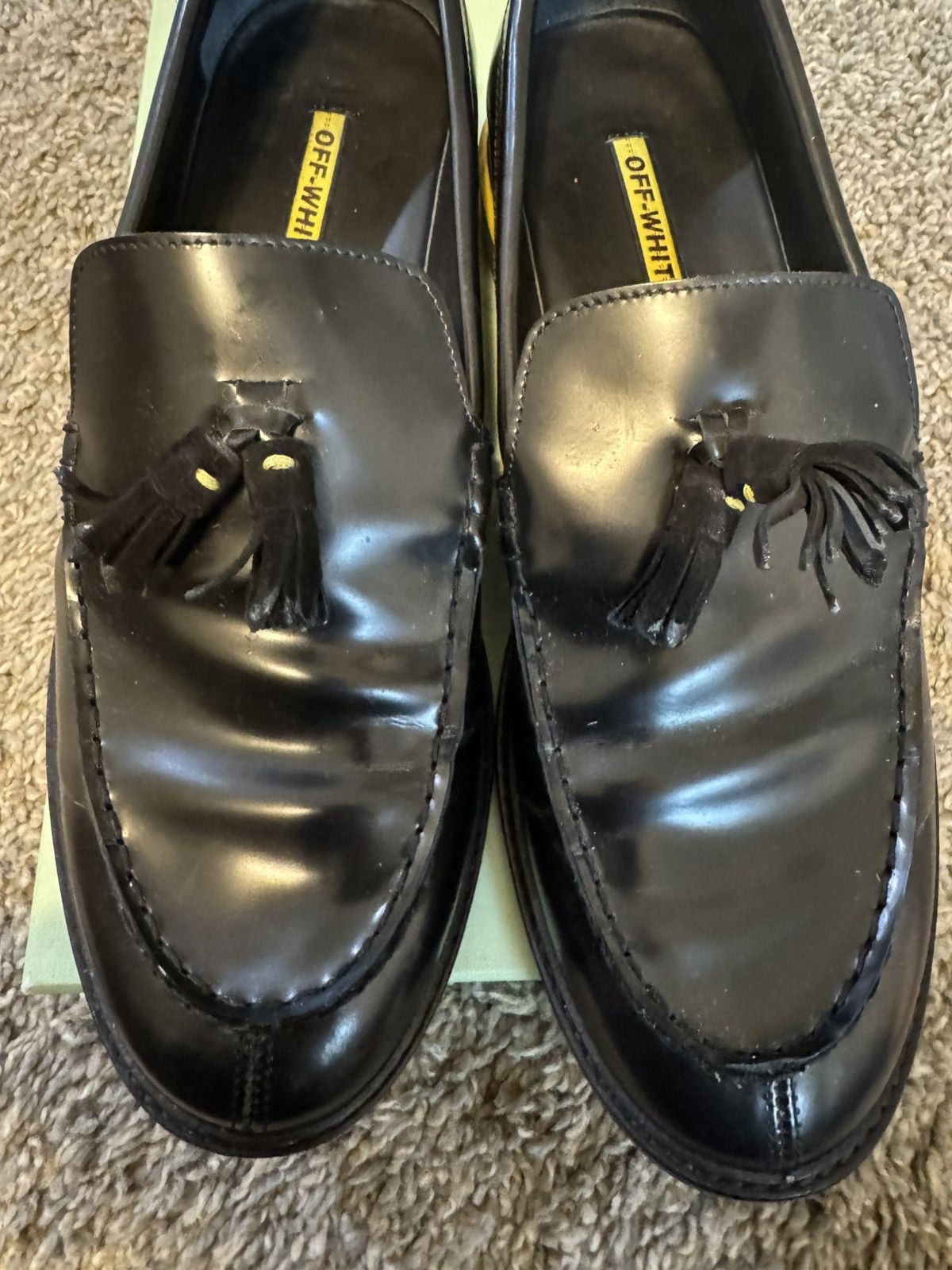 Off-White Off-white black/yellow tassel loafers 2019 virgil Size US 9.5 / EU 42-43 - 5 Thumbnail