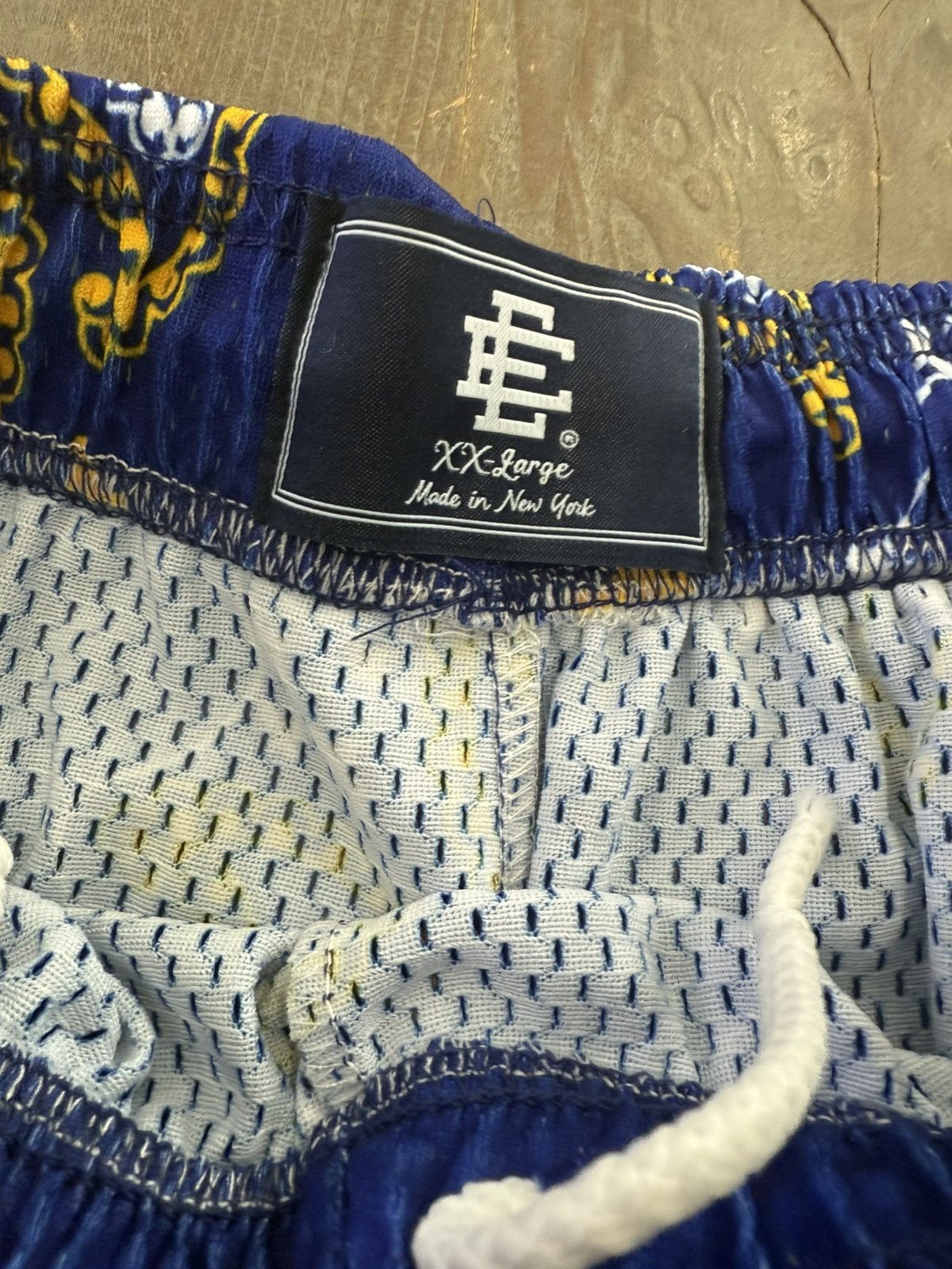 Eric Emanuel ⚡️ Eric Emanuel EE Basic Mesh Shorts Paisley Blue XXL 2XL ⚡️ Size US 38 / EU 54 - 3 Thumbnail