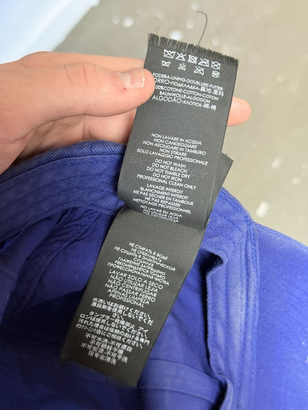Balenciaga Balenciaga Campaign Blue Hat Size ONE SIZE - 7 Thumbnail