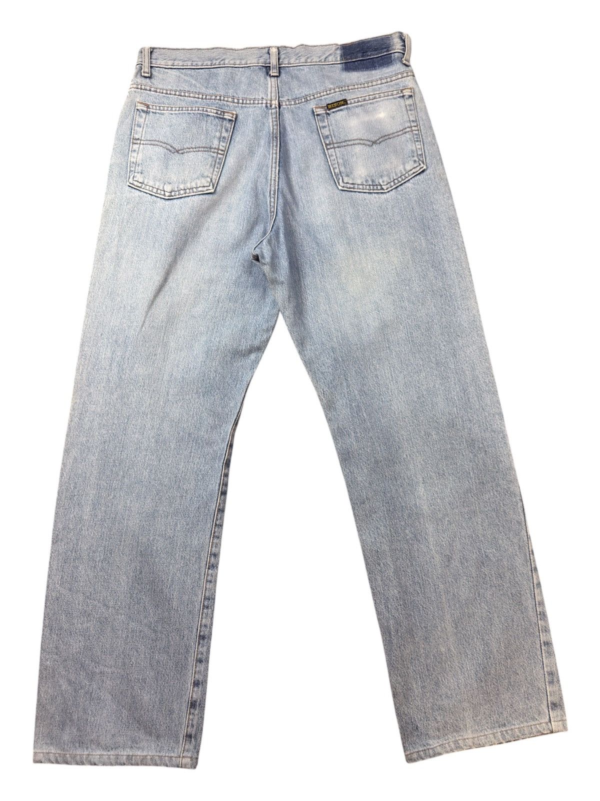 Fashion Victim Vintage Light Washed Natural Aging Faded Japanese Denim Size US 34 / EU 50 - 2 Thumbnail