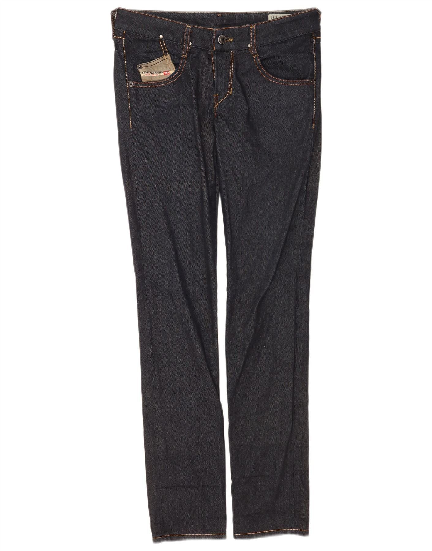 Diesel Womens Clush Stretch Slim Jeans W27 L32 Navy Blue Cotton Size 42" / US 20 - 1 Thumbnail