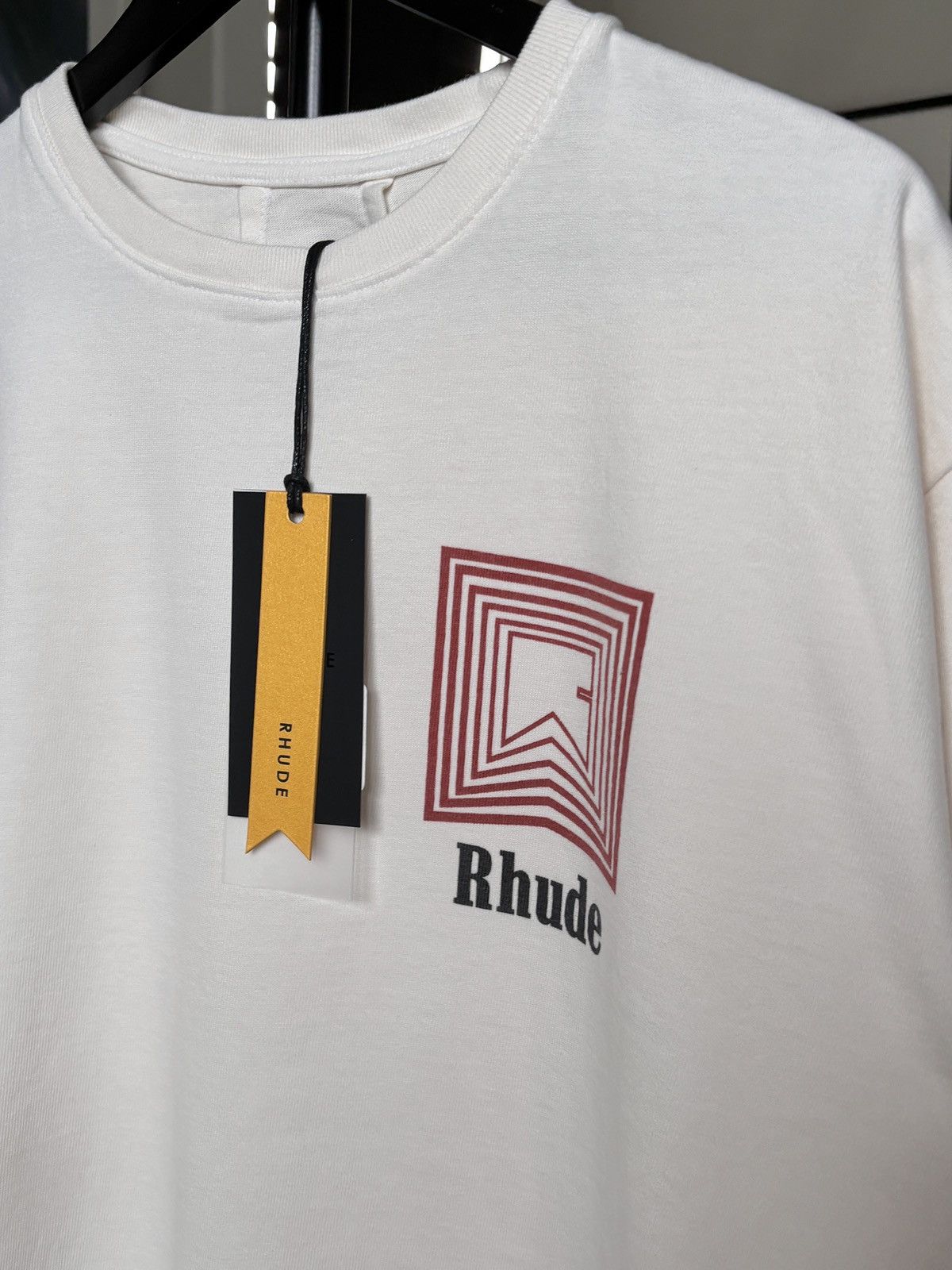 Rhude RHUDE | CHEVRON REPEAT GRAPHIC LOGO TEE Size US XS / EU 42 / 0 - 3 Thumbnail