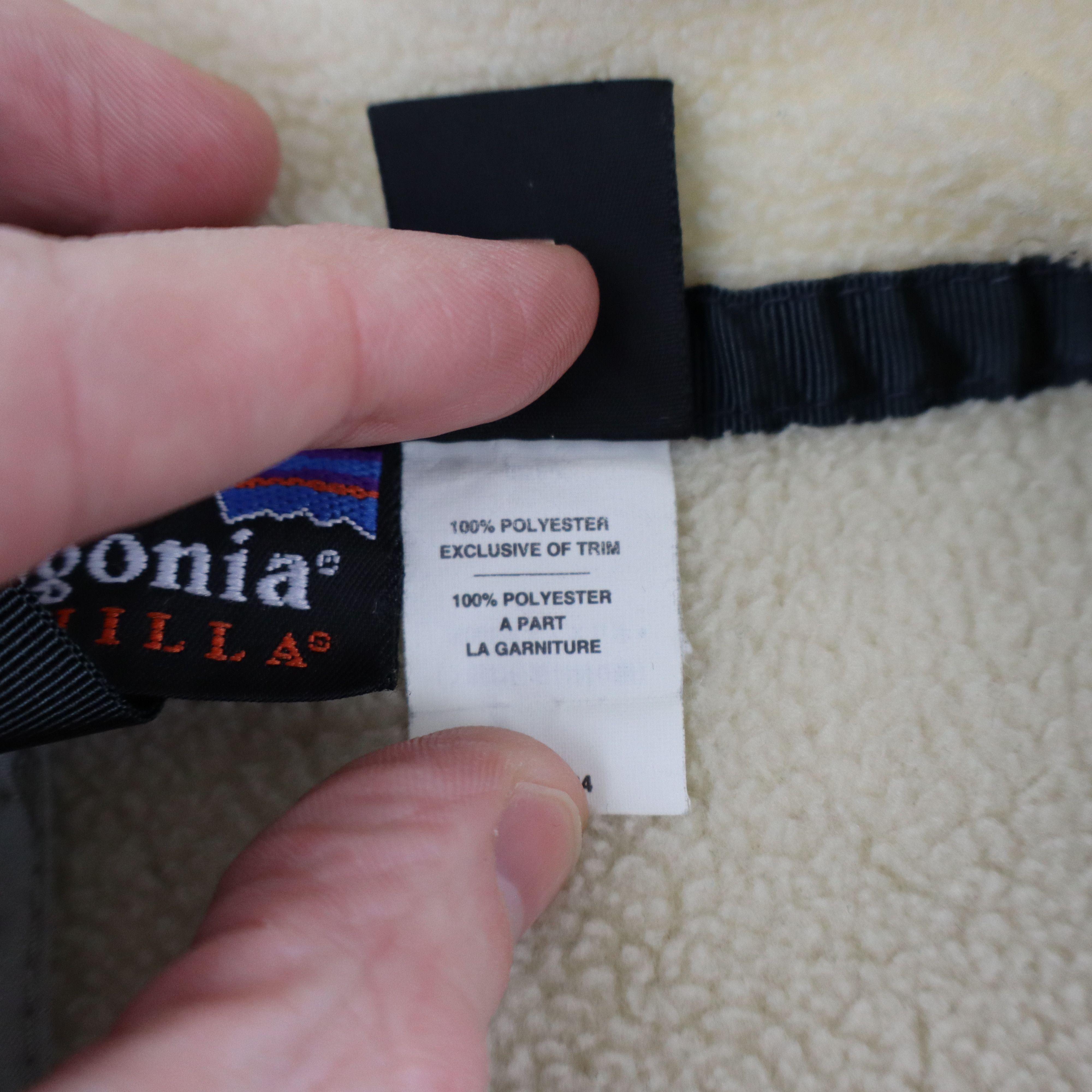 Patagonia × Vintage Vintage 90s Patagonia Beige Fleece Snap-T Pullover Jacket Size US L / EU 52-54 / 3 - 8 Thumbnail