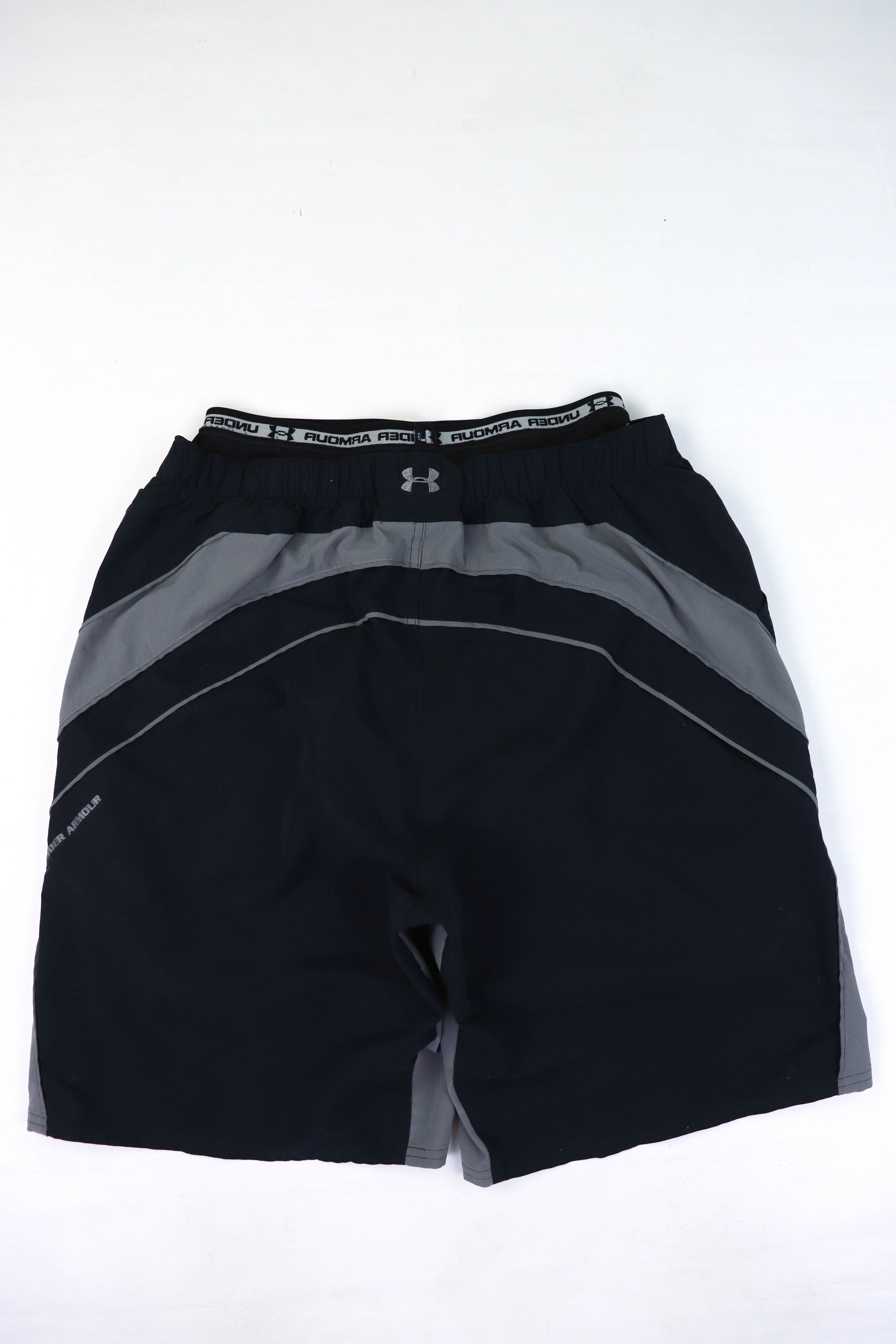 Under Armour 00s Vintage Under Armour 2in1 Transform Black Cycling Shorts Size US 34 / EU 50 - 2 Thumbnail