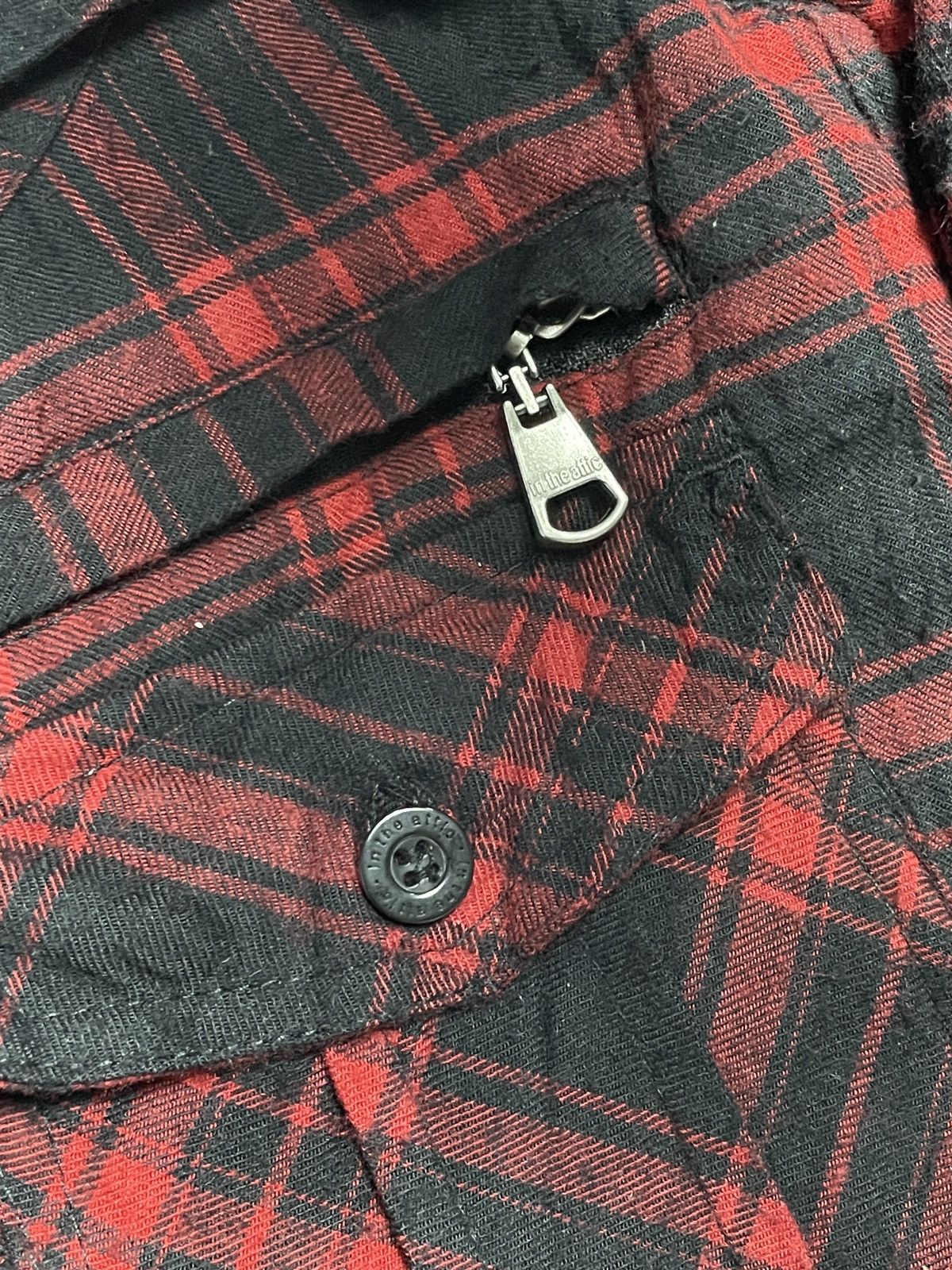 14th Addiction 2000’s In The Attic Rockers Garment - Plaid Zip Vkei Shirt Size US M / EU 48-50 / 2 - 8 Thumbnail