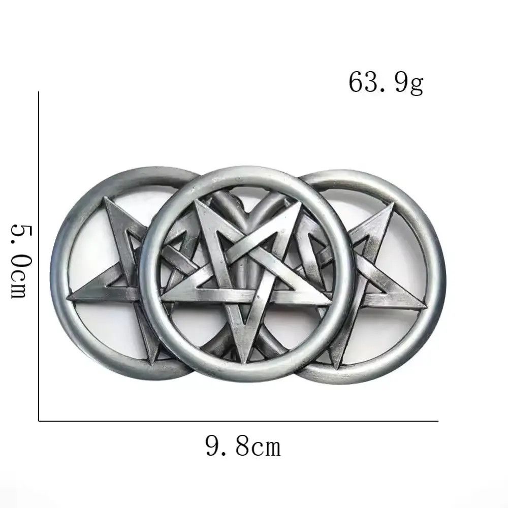 Japanese Brand Metal Pentagram Star Belt Buckle Size ONE SIZE - 4 Thumbnail