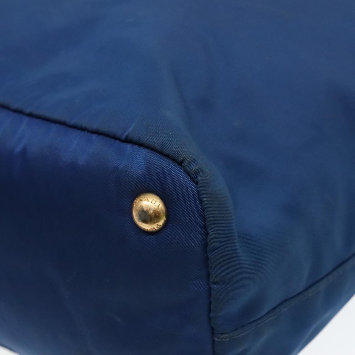 Prada PRADA Tote Bag Nylon Blue Gold Size ONE SIZE - 15 Thumbnail