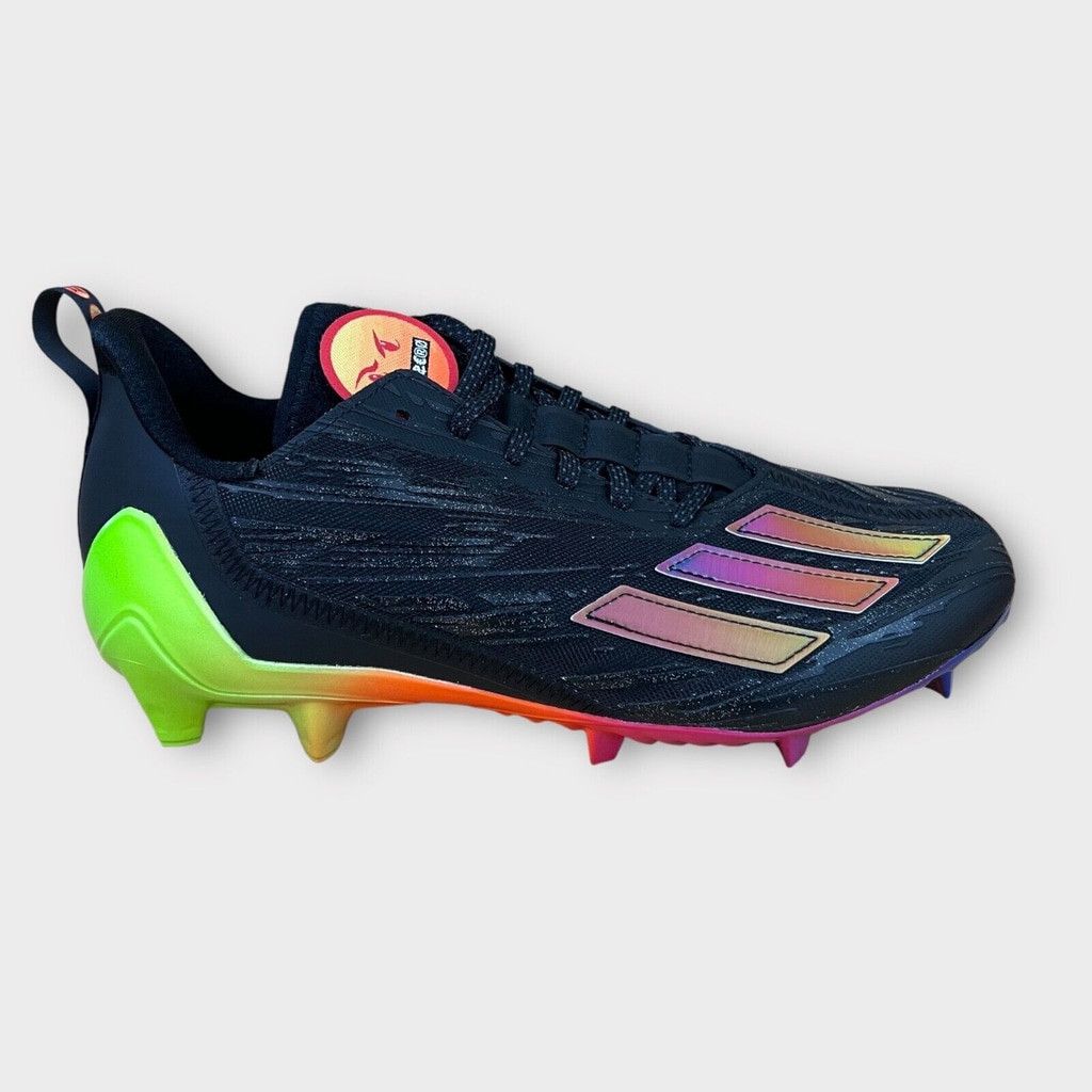 Adidas Adidas Adizero ‘Emojis Core’ Men’s Sz 8.5 Football Cleats Size US 8.5 / EU 41-42 - 6 Thumbnail