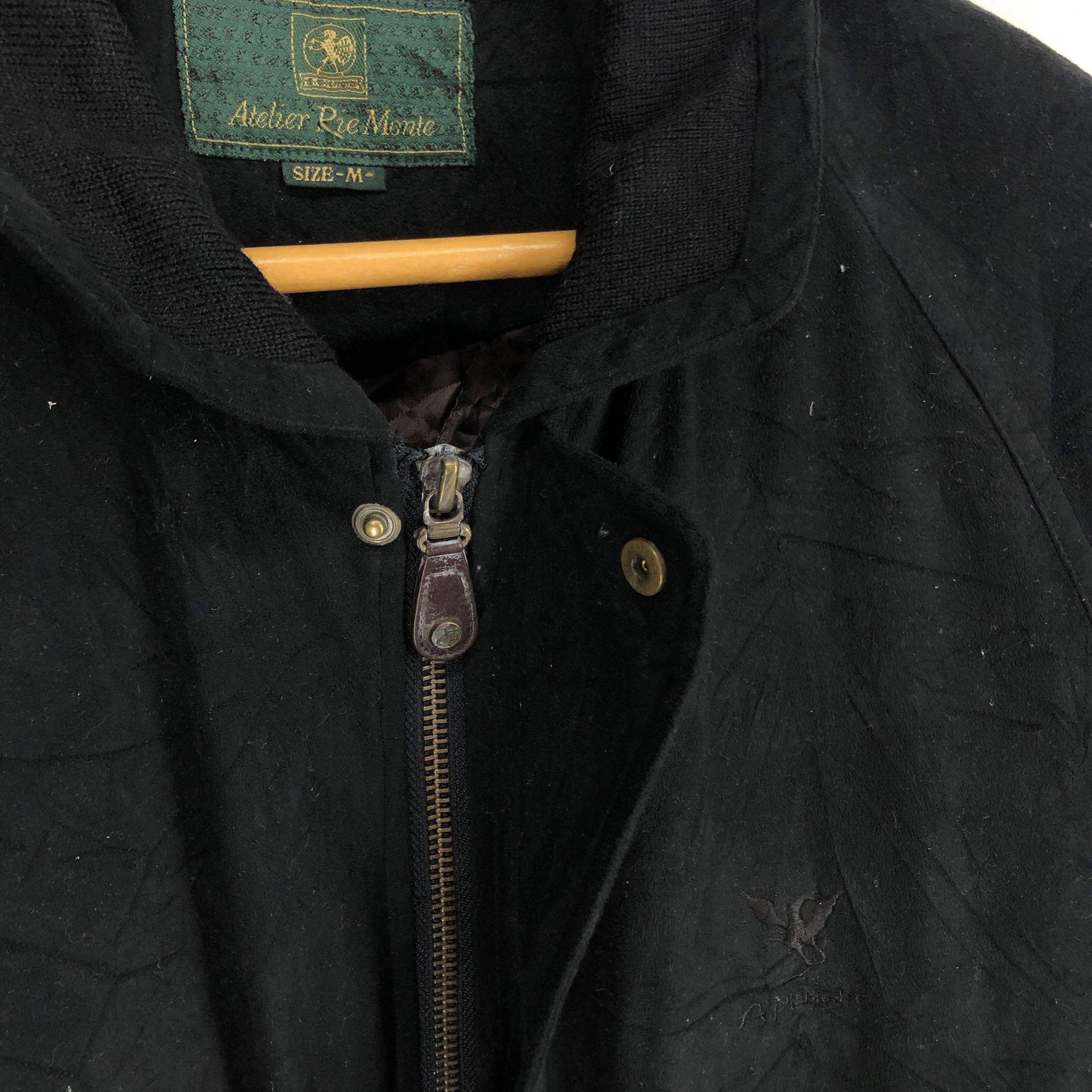 Other ATELIER RIE MONTE Bomber Jacket #2558-90 Size US M / EU 48-50 / 2 - 2 Thumbnail