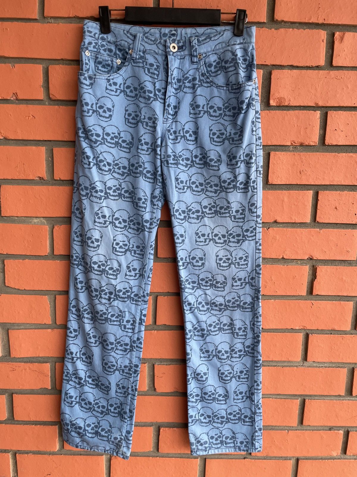 Hysteric Glamour × Japanese Brand Vintage Hysteric Glamour skull printed all over printed Punk Size US 28 / EU 44 - 3 Thumbnail