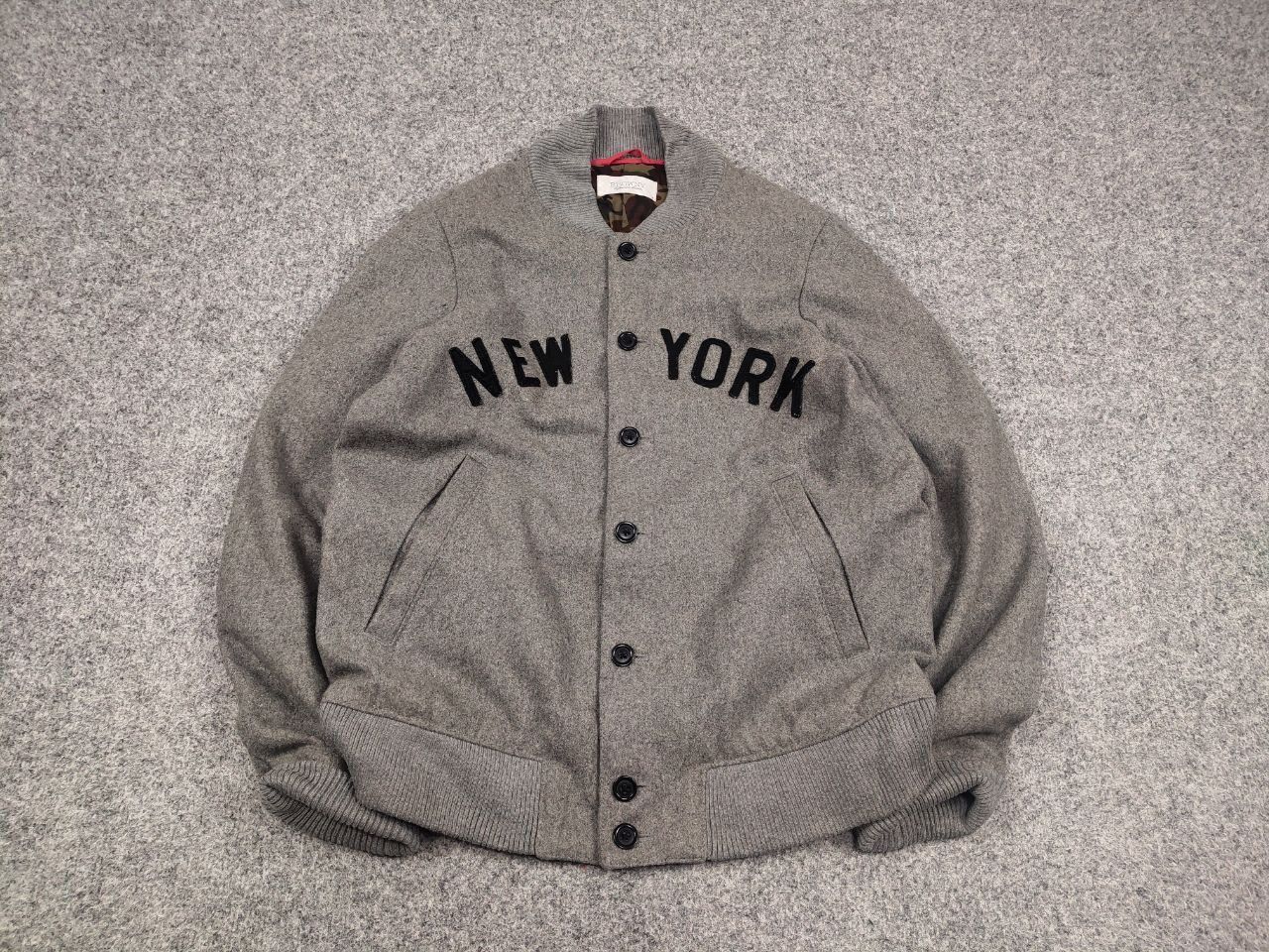 Japanese Brand Vintage Browny Design Japan New York Wool Varsity Jacket Size US M / EU 48-50 / 2 - 2 Thumbnail