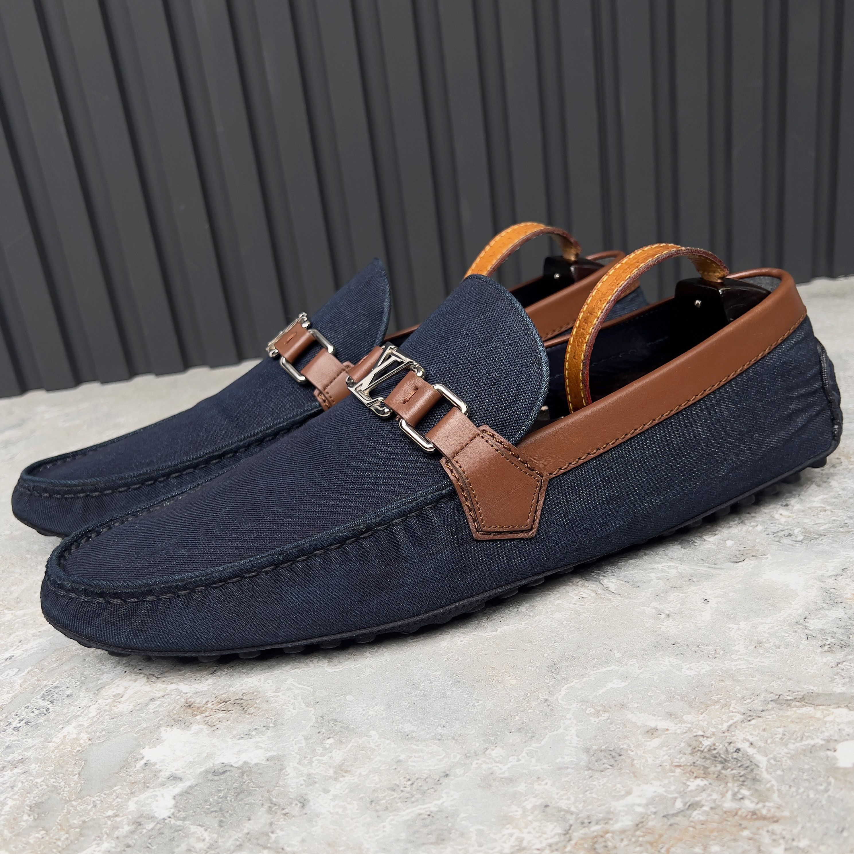 Louis Vuitton Louis Vuitton Voltaire Wingtip Derby Denim 
