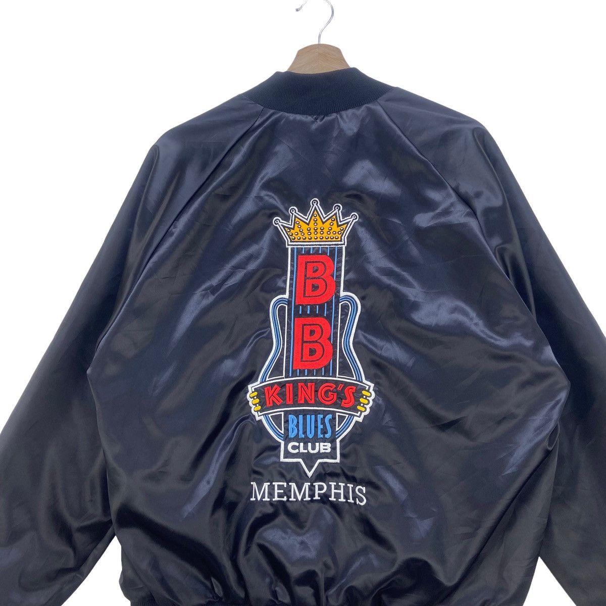 Auburn Sportswear Vtg Auburn Sportswear King’s Blues Club Memphis Coach Jacket Size US L / EU 52-54 / 3 - 6 Thumbnail