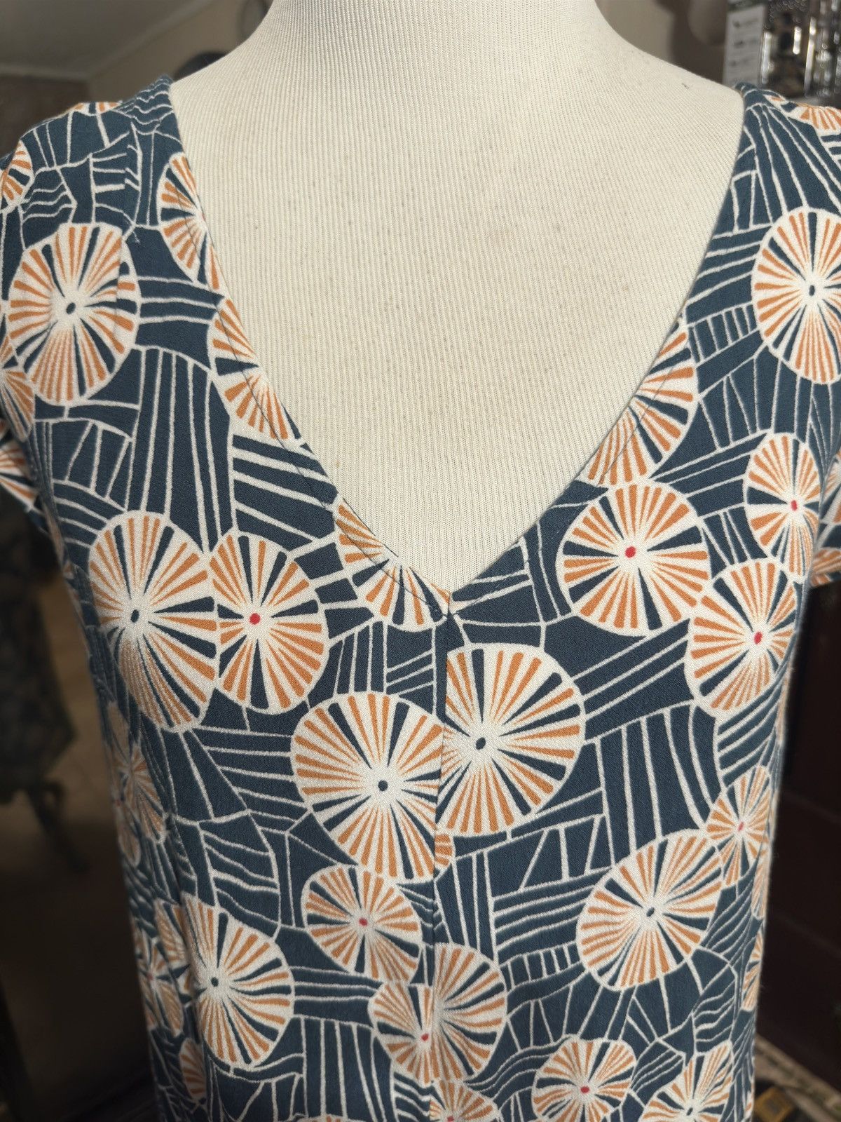 Other Ava Sky Hawaiian Print Blue/Orange Rompers Women's S Size S / US 4 / IT 40 - 3 Thumbnail