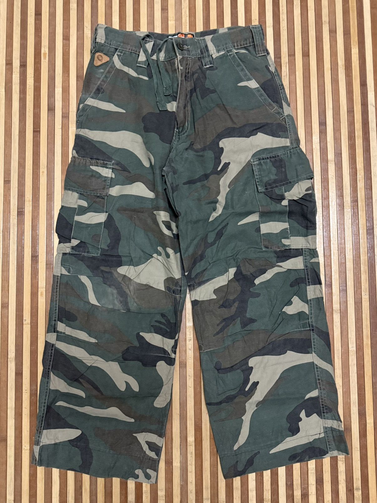 Japanese Brand Akademilks Camouflage Cargo Pants / Streetwear / Multipocket Size US 30 / EU 46 - 1 Thumbnail