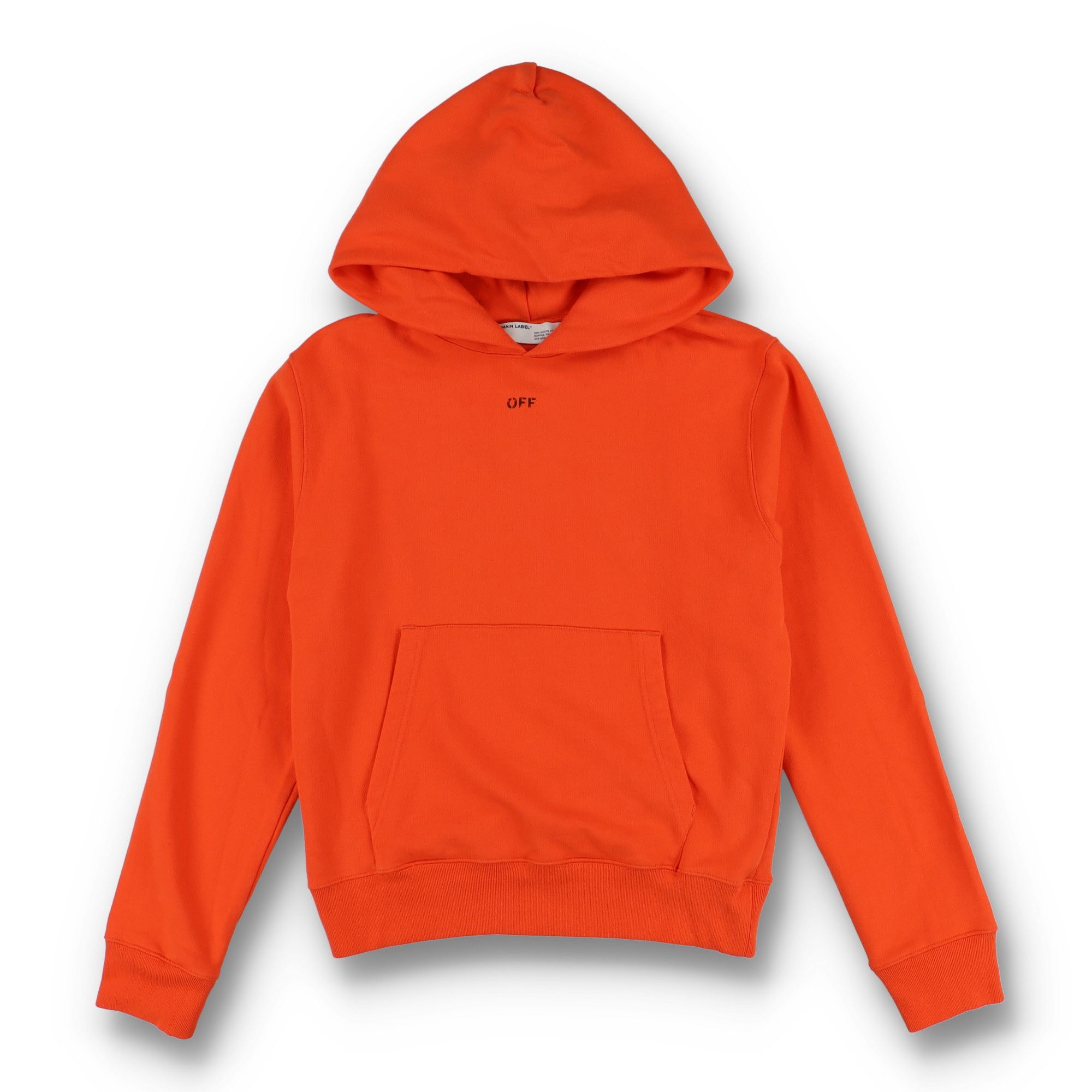 Off-White Orange Spayed Stencil Arrows Hoodie Size US M / EU 48-50 / 2 - 5 Thumbnail