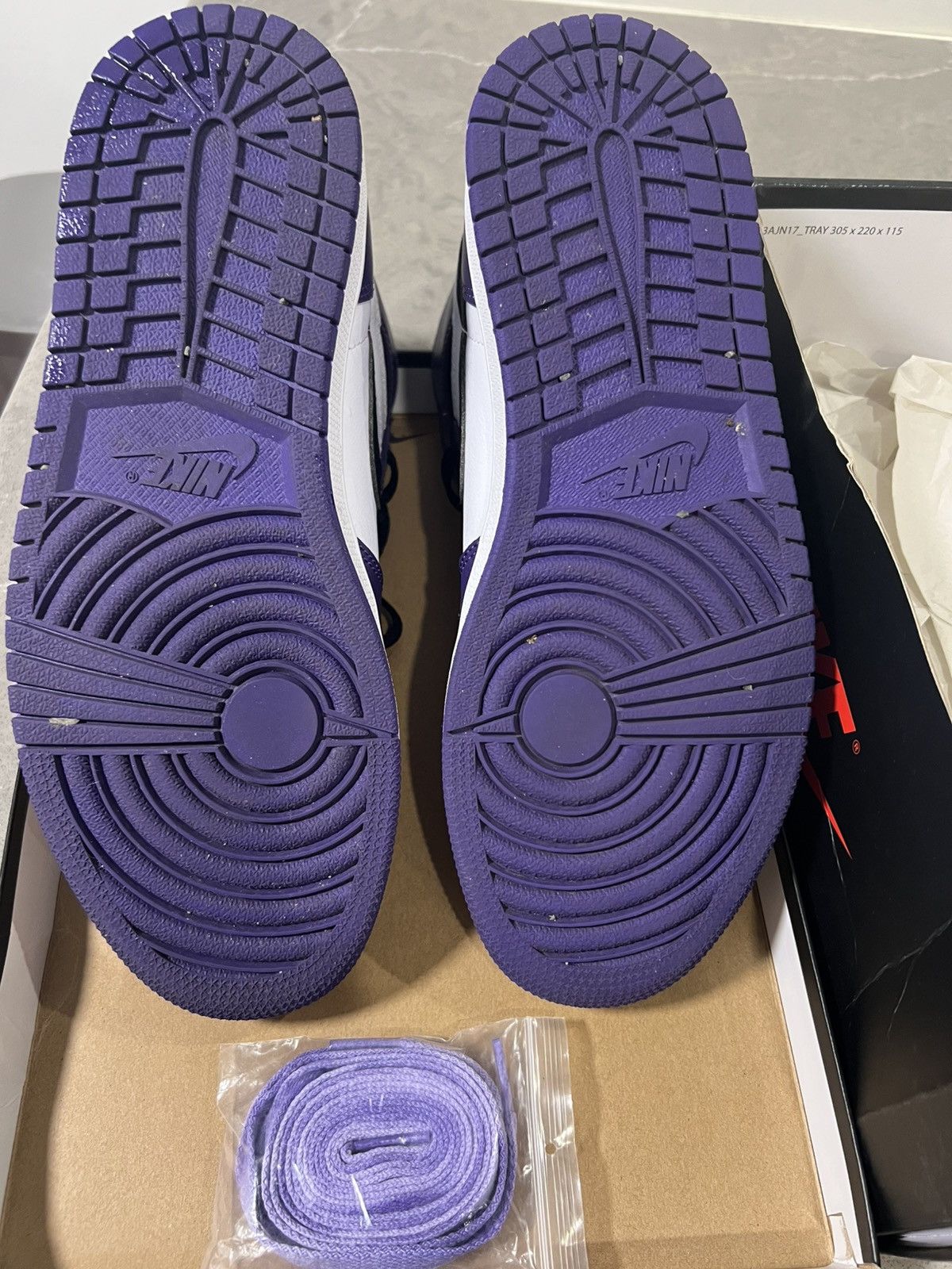 Jordan Brand Jordan 1 Court Purple. Size US 8 / EU 41 - 8 Thumbnail