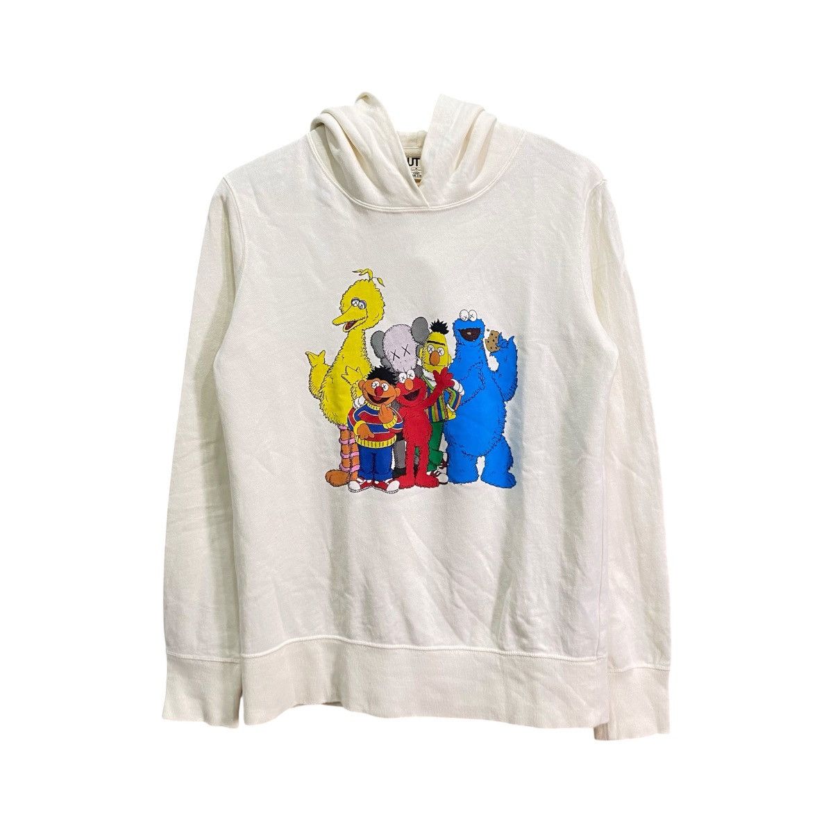 Kaws × Uniqlo Uniqlo Kaws Sesame Street Rare Collab 2000s Pullover Hoodie Size US M / EU 48-50 / 2 - 1 Thumbnail