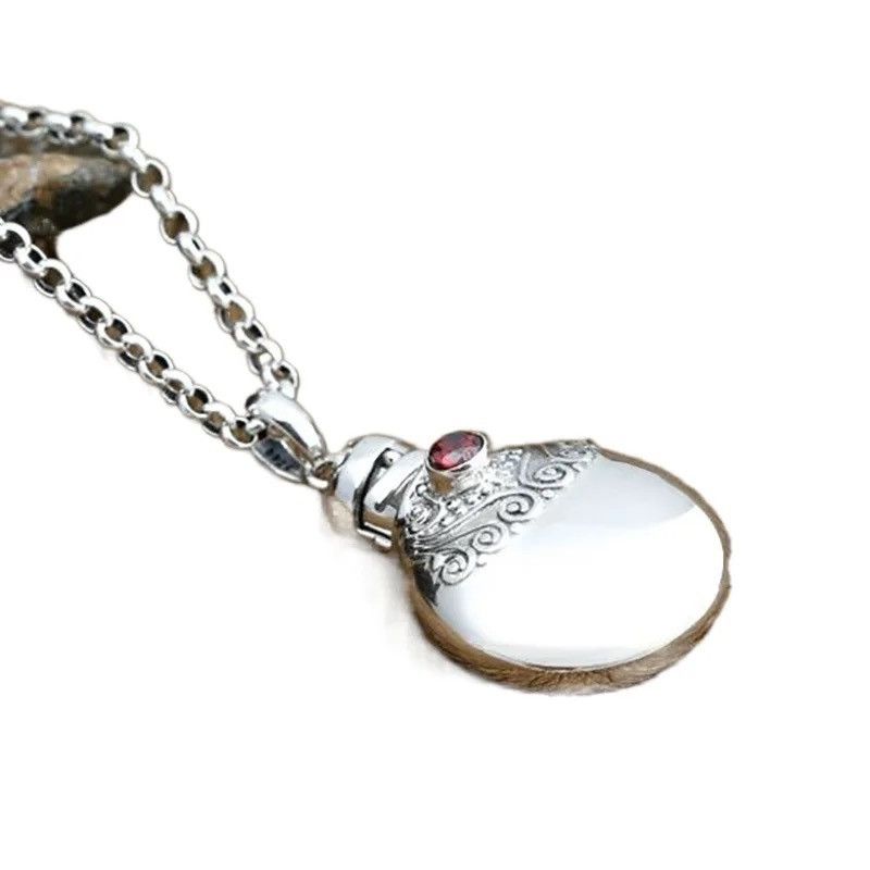 Jewelry × Vintage Old Antique Pendant Perfume Bottle Small Pot Necklace Size ONE SIZE - 6 Thumbnail