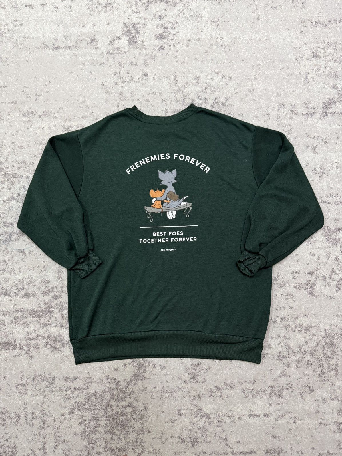 Cartoon Network Tom and Jerry Backhit Graphic Cartoon Movie Sweatshirt Size US XL / EU 56 / 4 - 10 Thumbnail