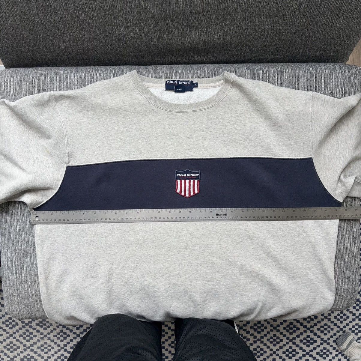 Polo Ralph Lauren Vintage Polo Sport K-Swiss Shield Sweatshirt Crewneck 90s Size US XL / EU 56 / 4 - 9 Thumbnail