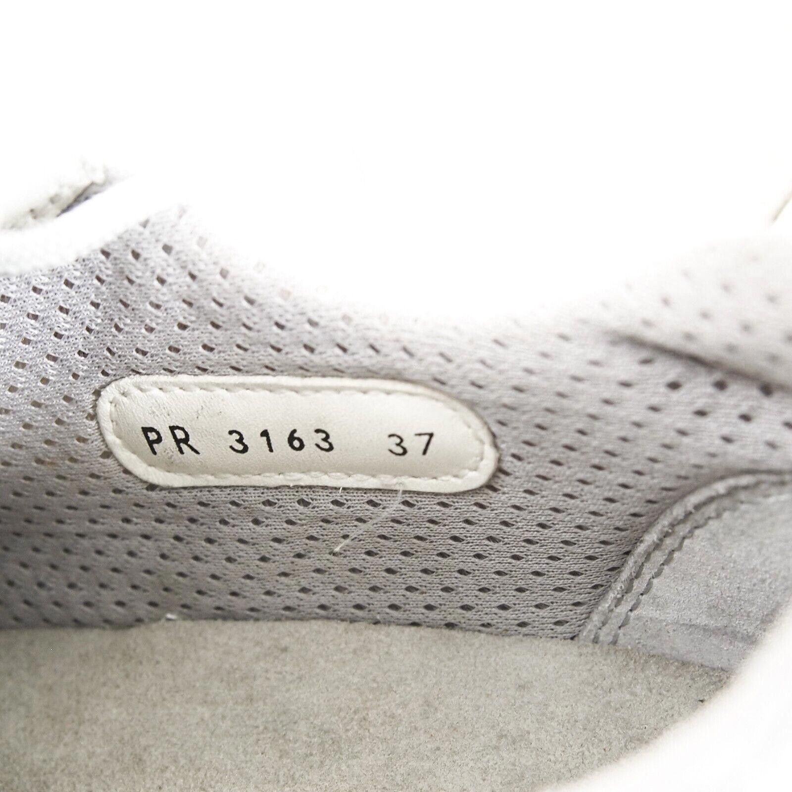Prada Prada Americas Cup Sneakers Gray Leather Mesh EU 37 US 7 Size US 7 / IT 37 - 10 Thumbnail