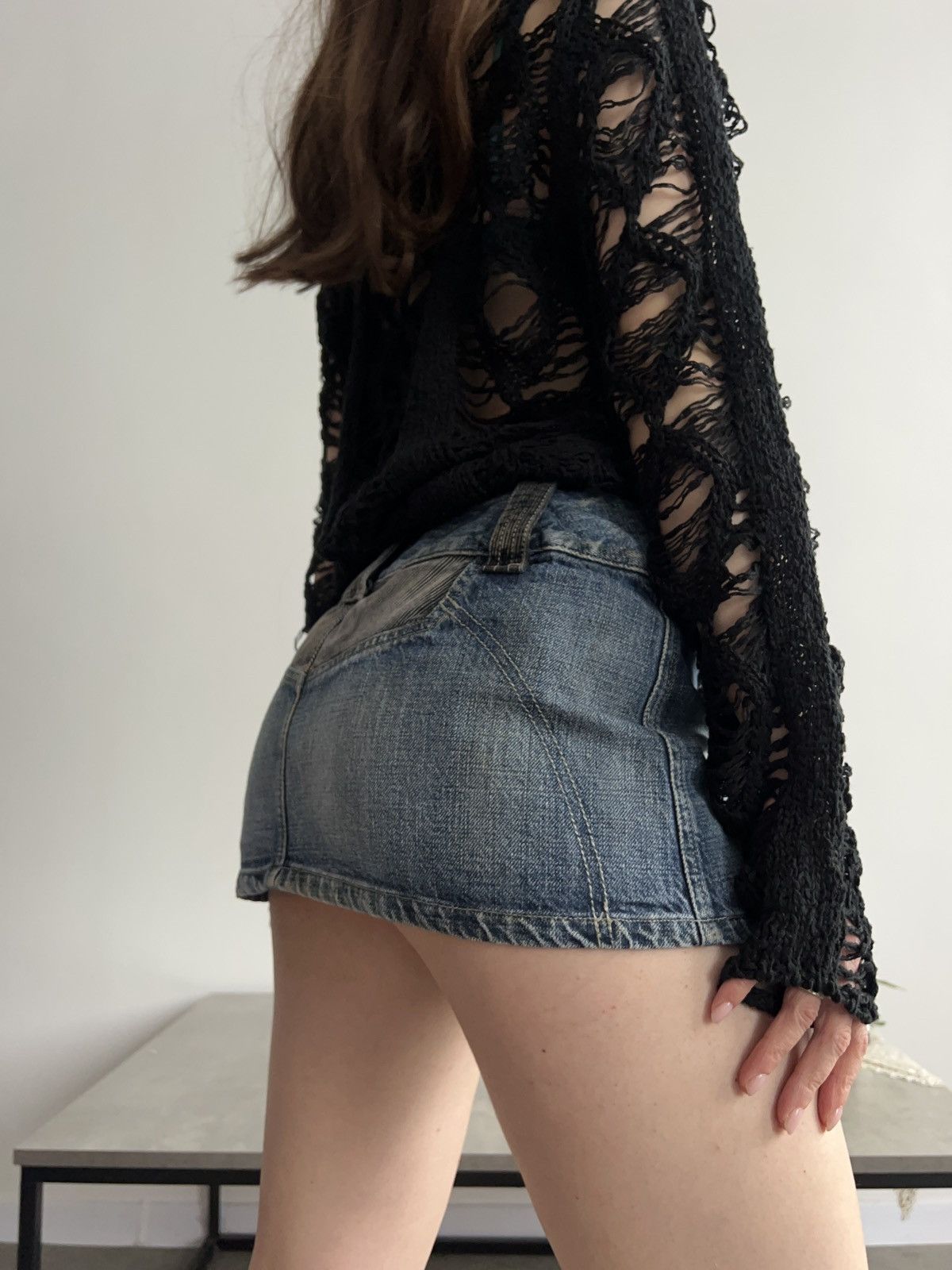 Vintage Amazing Knit Black Long sleeve Sweater Cardigan Vintage Y2K Size S / US 4 / IT 40 - 6 Thumbnail
