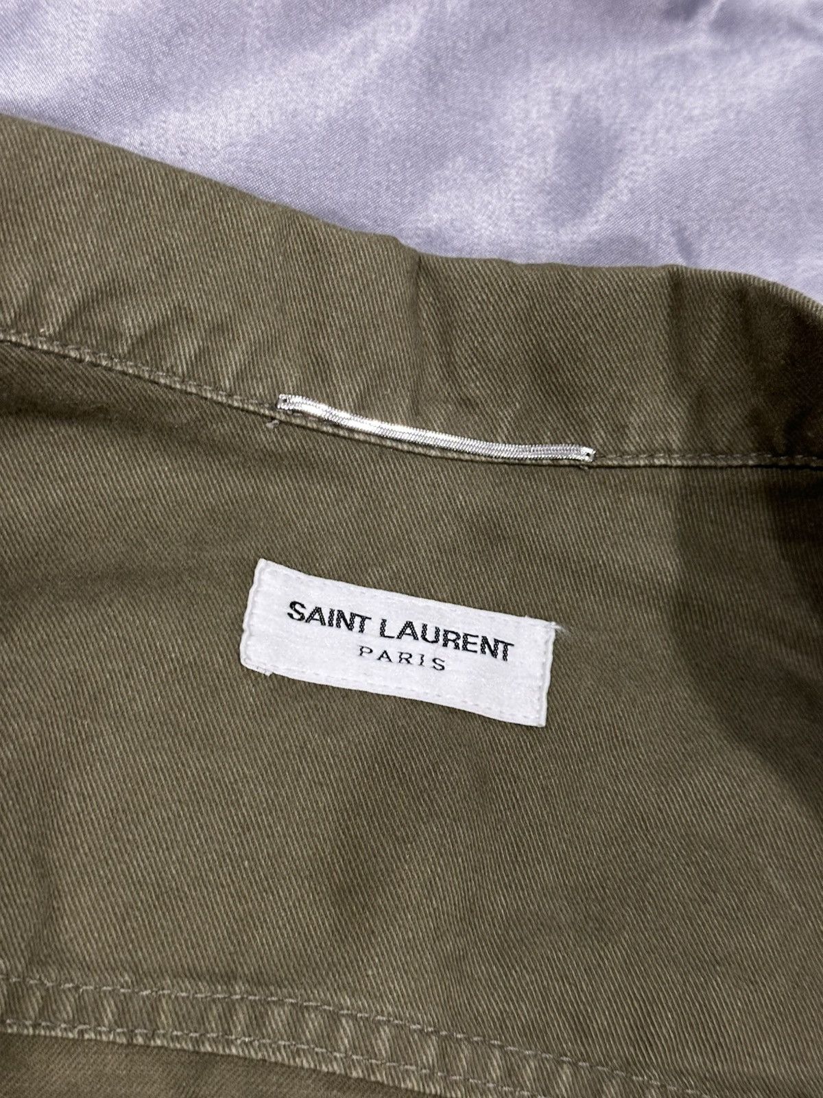 Saint Laurent Paris MILITARY PARKA IN COTTON AND RAMIE GABARDINE Size US S / EU 44-46 / 1 - 9 Thumbnail