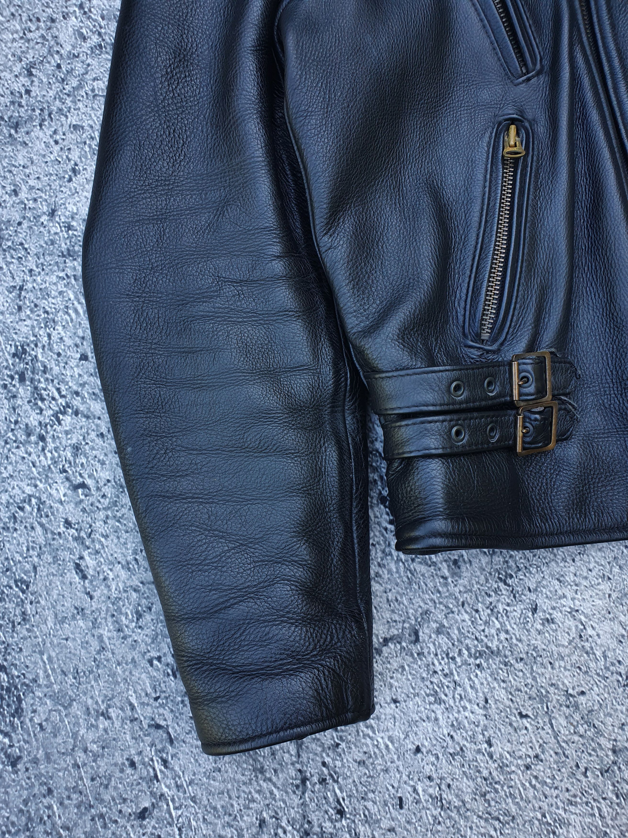 Genuine Leather Vintage ramones biker leather jacket Size US M / EU 48-50 / 2 - 5 Thumbnail