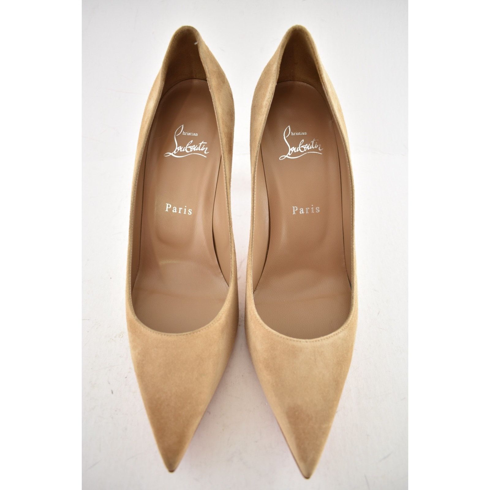Christian Louboutin Christian Louboutin Condora 85 Lionne Beige Brown Suede Size US 6 / IT 36 - 5 Thumbnail