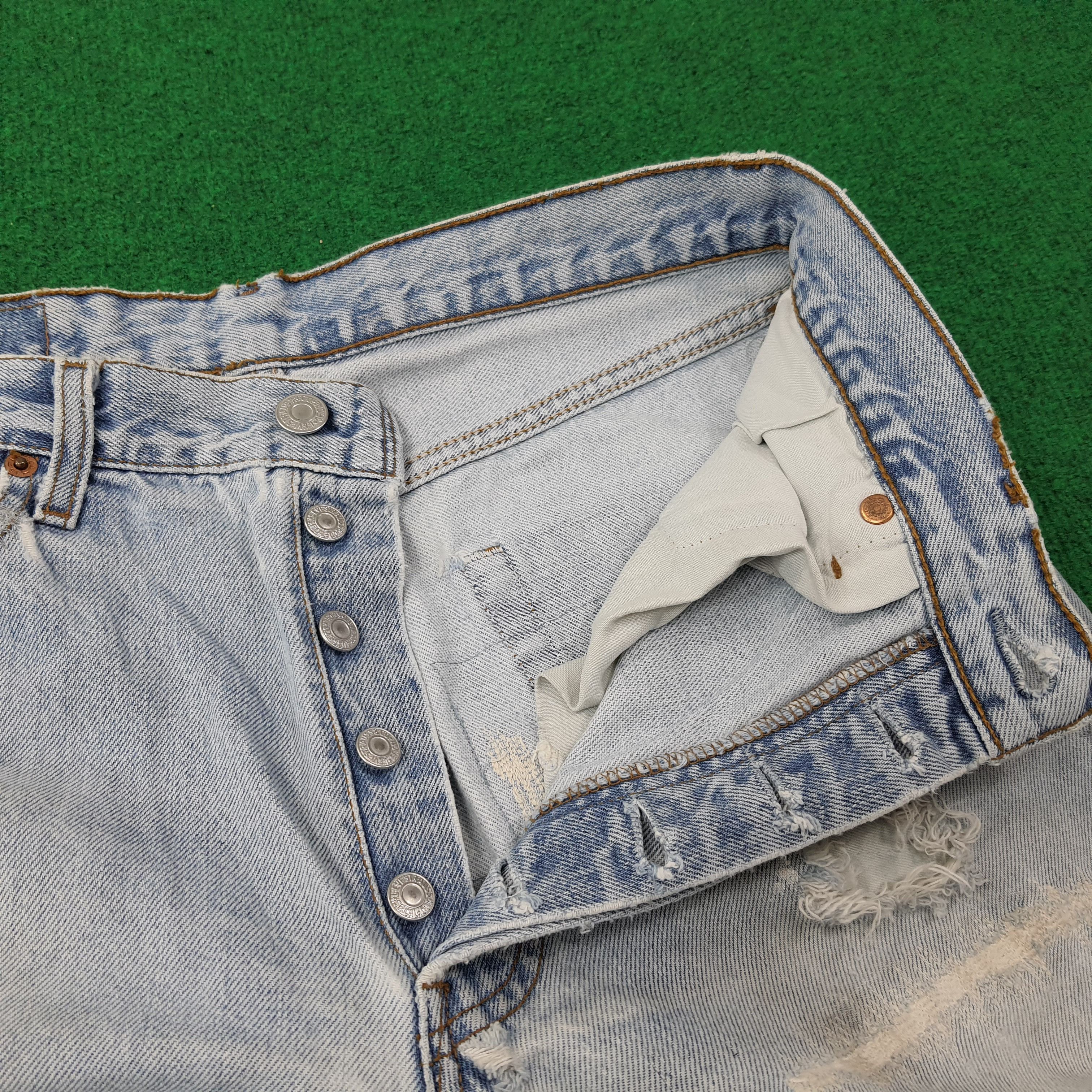 Levi's Vintage Levi's Distressed Doraemon Patchwork Jean C252N17 Size US 28 / EU 44 - 8 Thumbnail