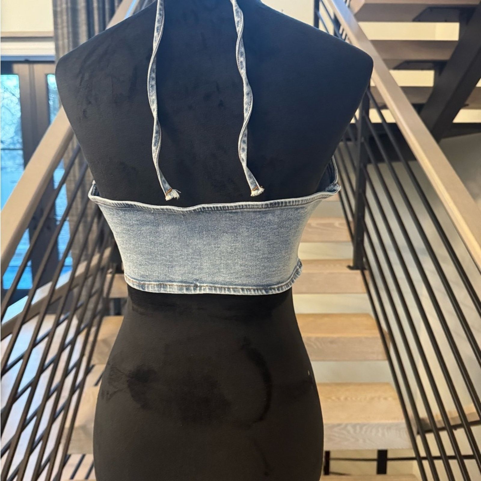 Other Chic Denim Crop Top size S Size S / US 4 / IT 40 - 9 Thumbnail