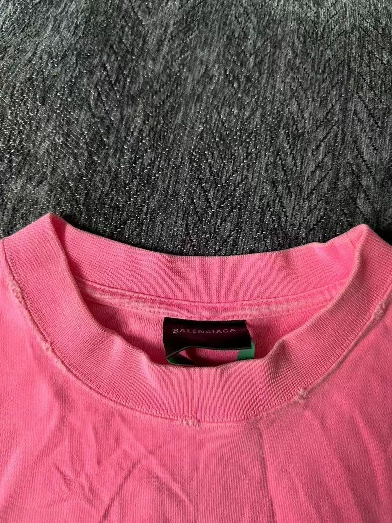 Balenciaga Balenciaga Wash powder breaking front and back letter shor Size XS / US 0-2 / IT 36-38 - 3 Thumbnail