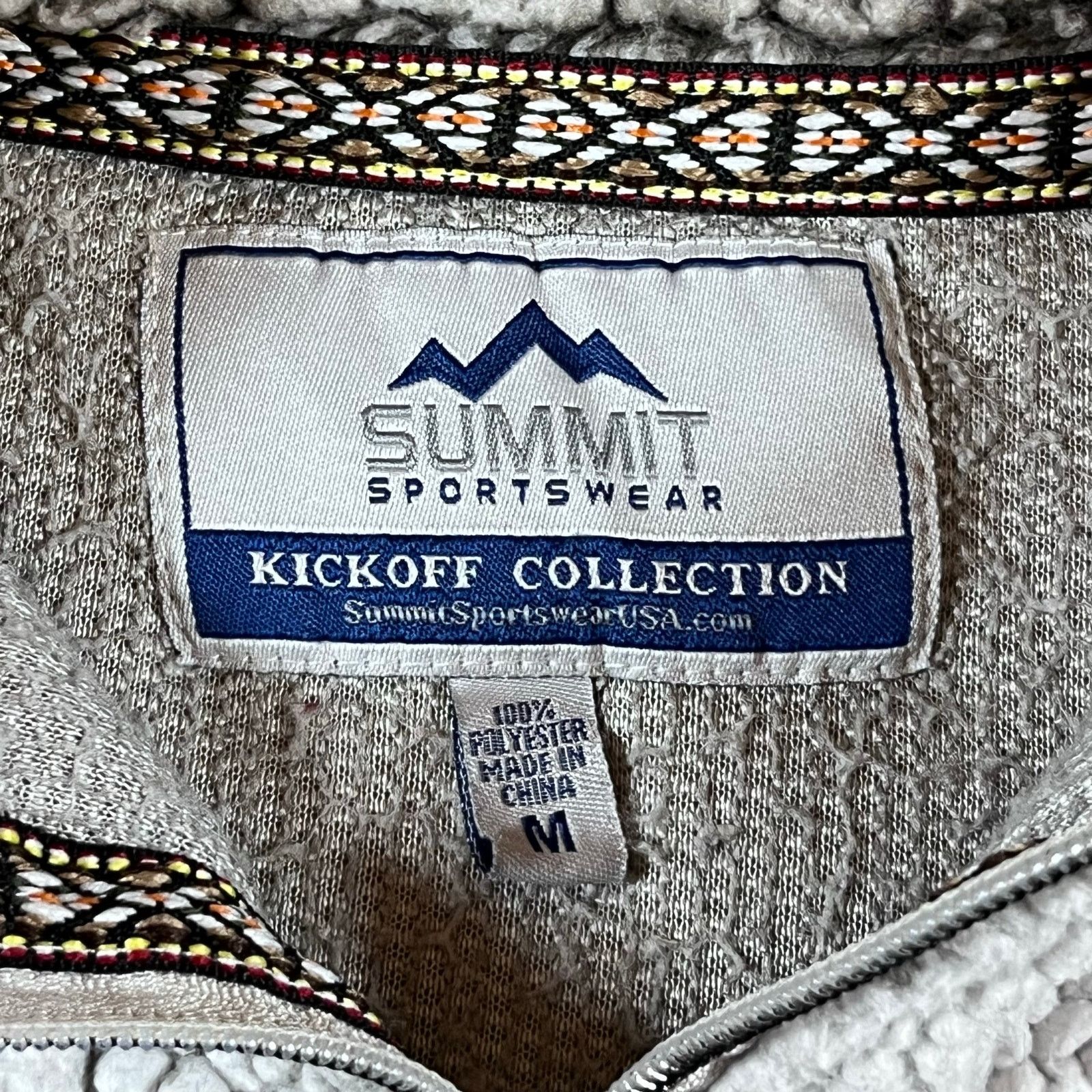 Other Summit Sportswear Iowa Hawkeyes Sherpa 1/4 Zip Sweater Size M / US 6-8 / IT 42-44 - 3 Thumbnail