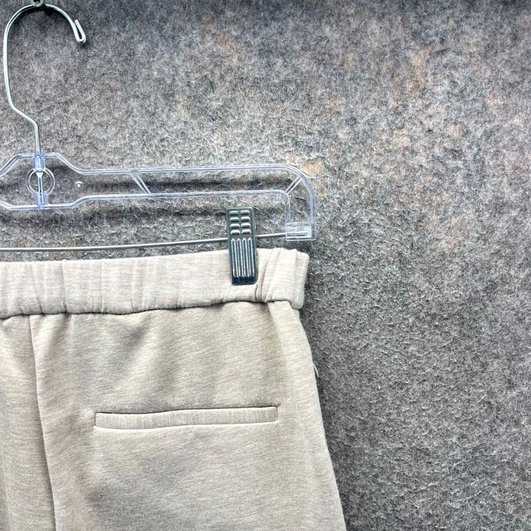 Theory Theory Flare Pants Women 0 Beige Knit Stretch Pull On Crepe Trouser Size 25" / US 0 / IT 36 - 6 Thumbnail