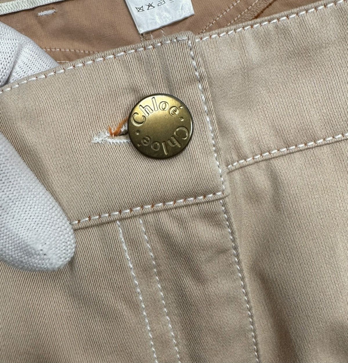 Chloe Chloe Biche Flared Pants Cotton Vintage size 40 Size 28" / US 6 / IT 42 - 11 Thumbnail