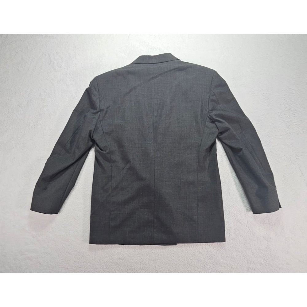 City Streets City Streets Mens Charcoal Grey Double Breasted Pleated Size 46R - 10 Thumbnail