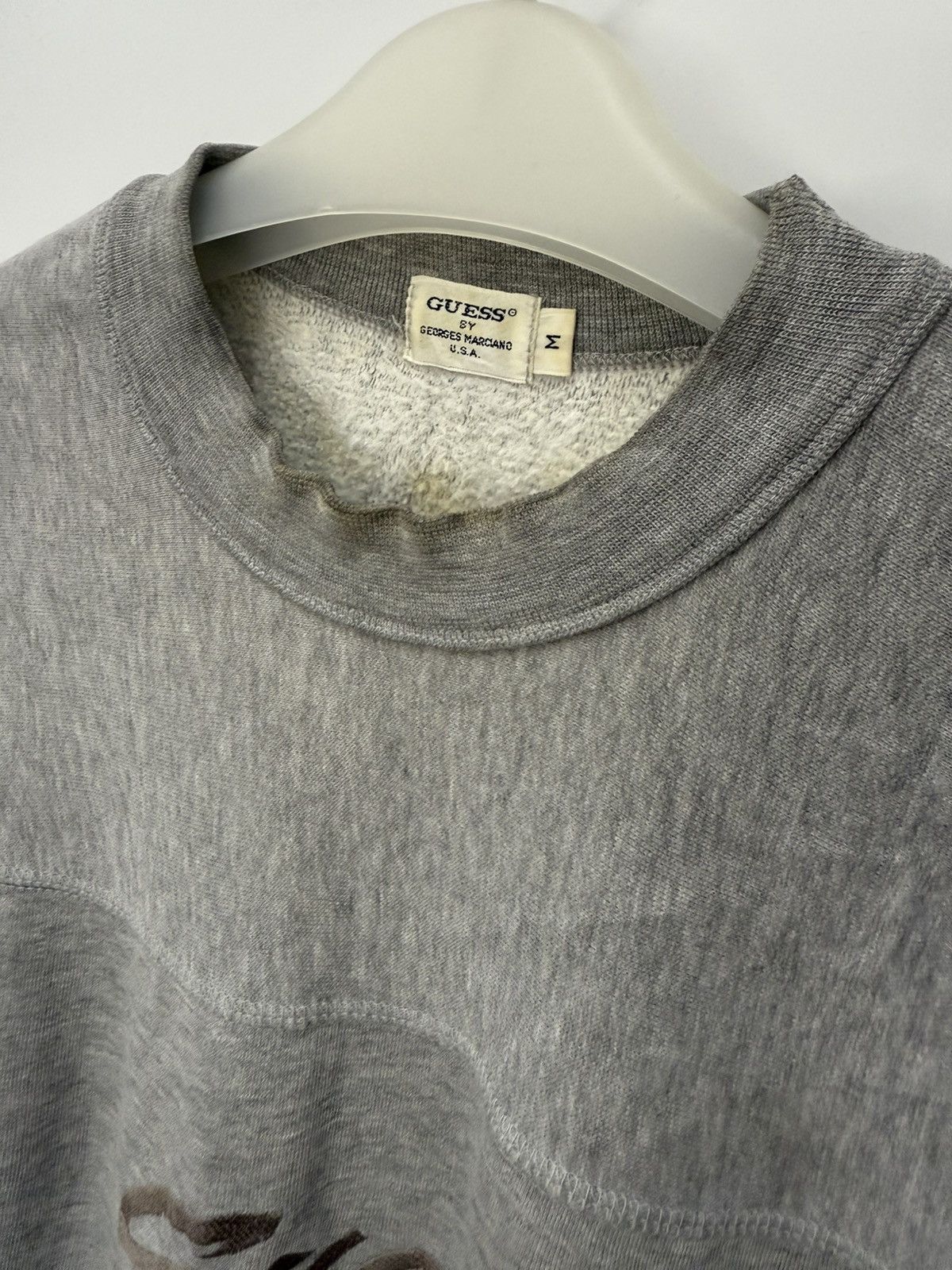 Guess × Other 🔥 GUESS USA BAGGY EMBROIDED SPELLOUT LOGO SWEATSHIRT - M Size US S / EU 44-46 / 1 - 5 Thumbnail