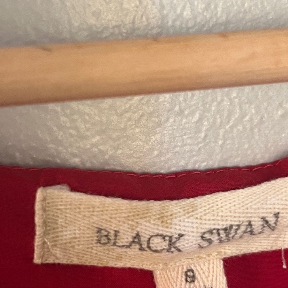 Anthropologie Anthropologie Black Swan Chiffon V-Neck Dress Red Small Size S / US 4 / IT 40 - 5 Thumbnail
