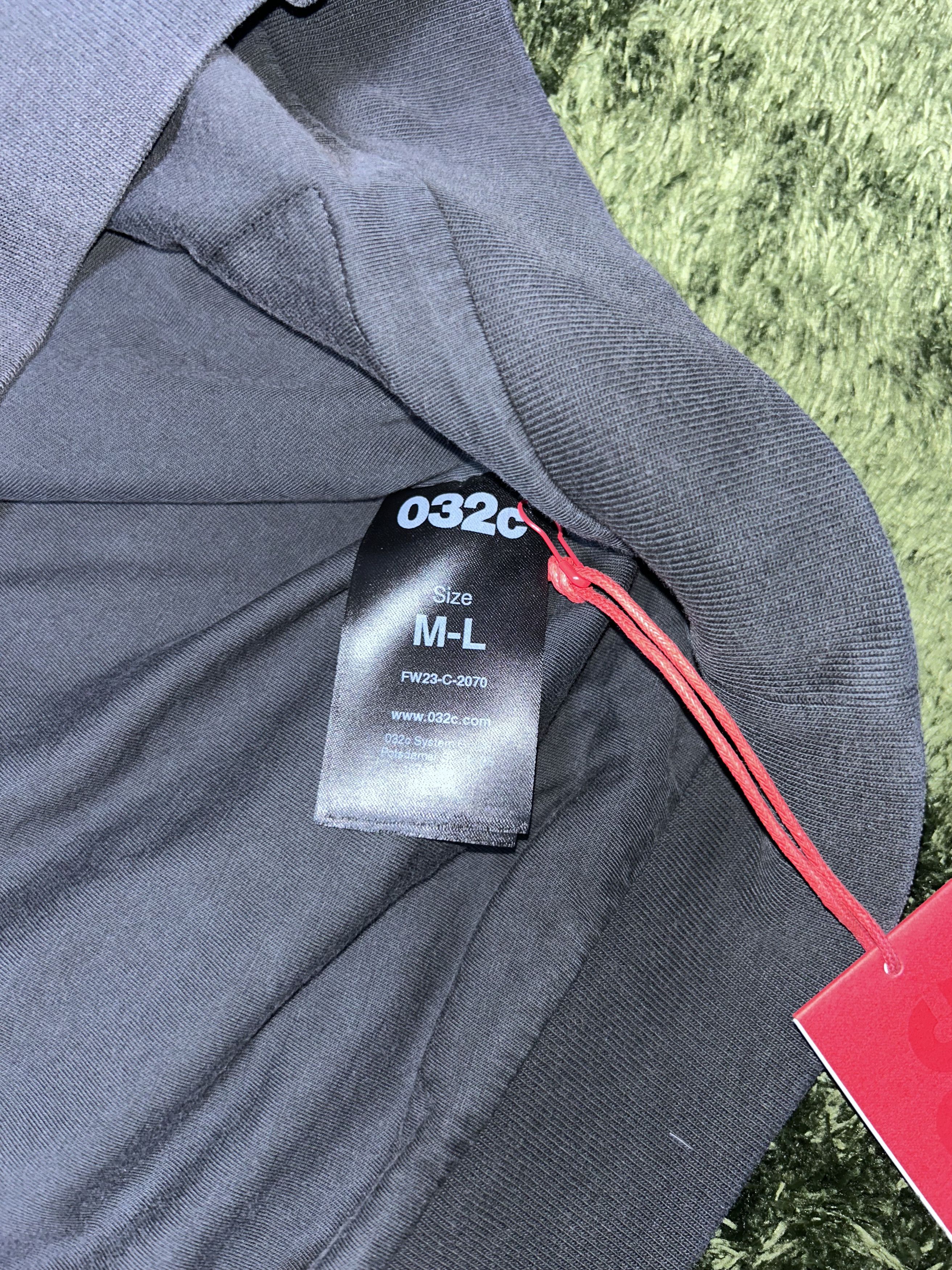 032c [M-L] 032C oversized washed hoody gray Size US XXL / EU 58 / 5 - 6 Thumbnail