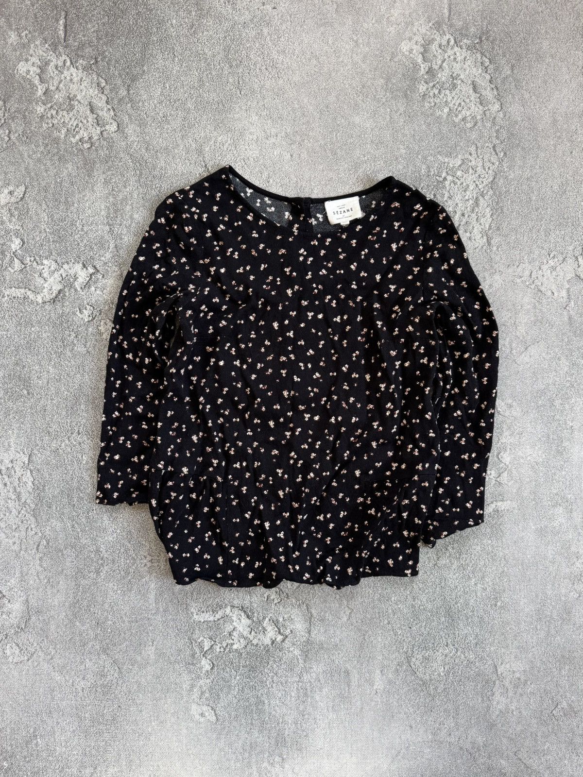 Sezane Sezane Floral Print Button Blouse Multicolor Long Sleeve Top Size XS / US 0-2 / IT 36-38 - 1 Thumbnail